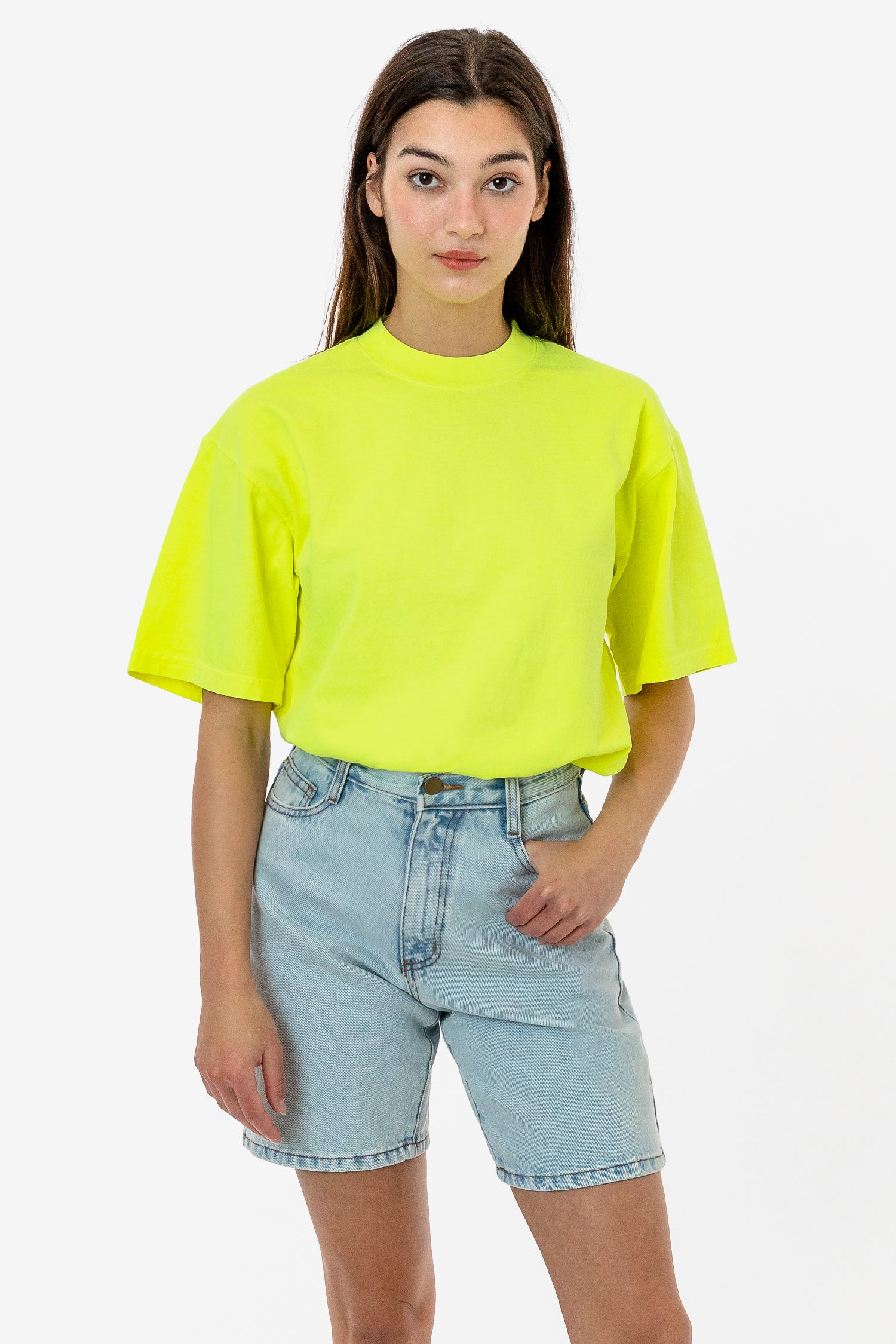 6.5 OZ S/S GARMENT DYE T-SHIRT (NEON) 34
