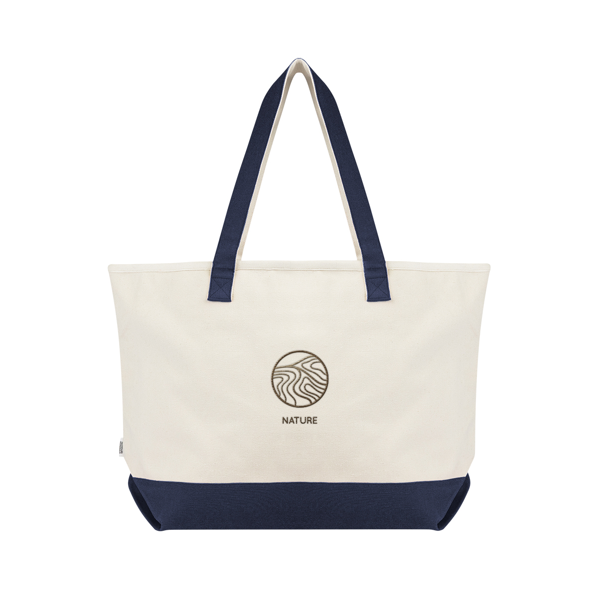 Large Starboard Recycled Cotton Canvas Tote Bag, custom tote bag with logo imprint 16