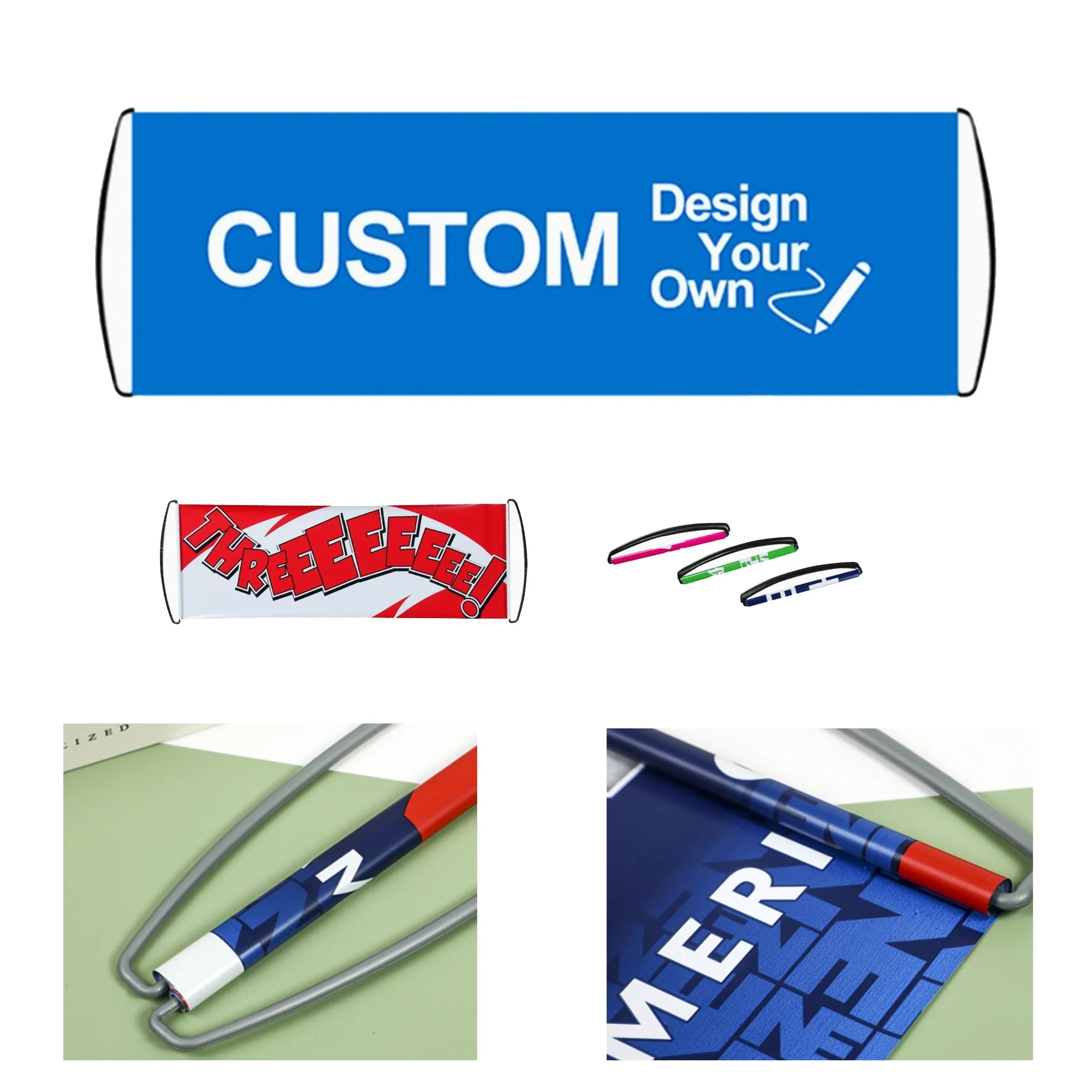 Custom Retractable Handheld Banner