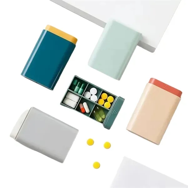 Compact & Portable Pill Organizer - BPA-Free Travel Case 3