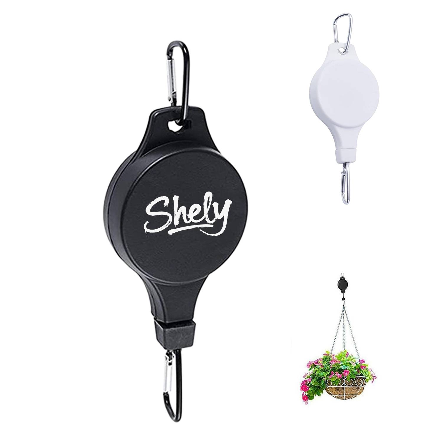 Plastic Retractable plant Hanger Hook 3