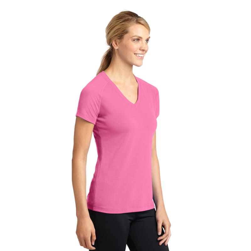 Sport-Tek Women's Ultimate Performance V-Neck. 18