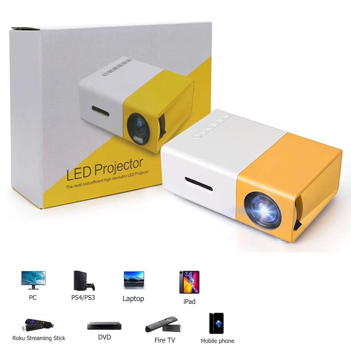 Mini Projector/ Portable LED LCD Video Projector 4