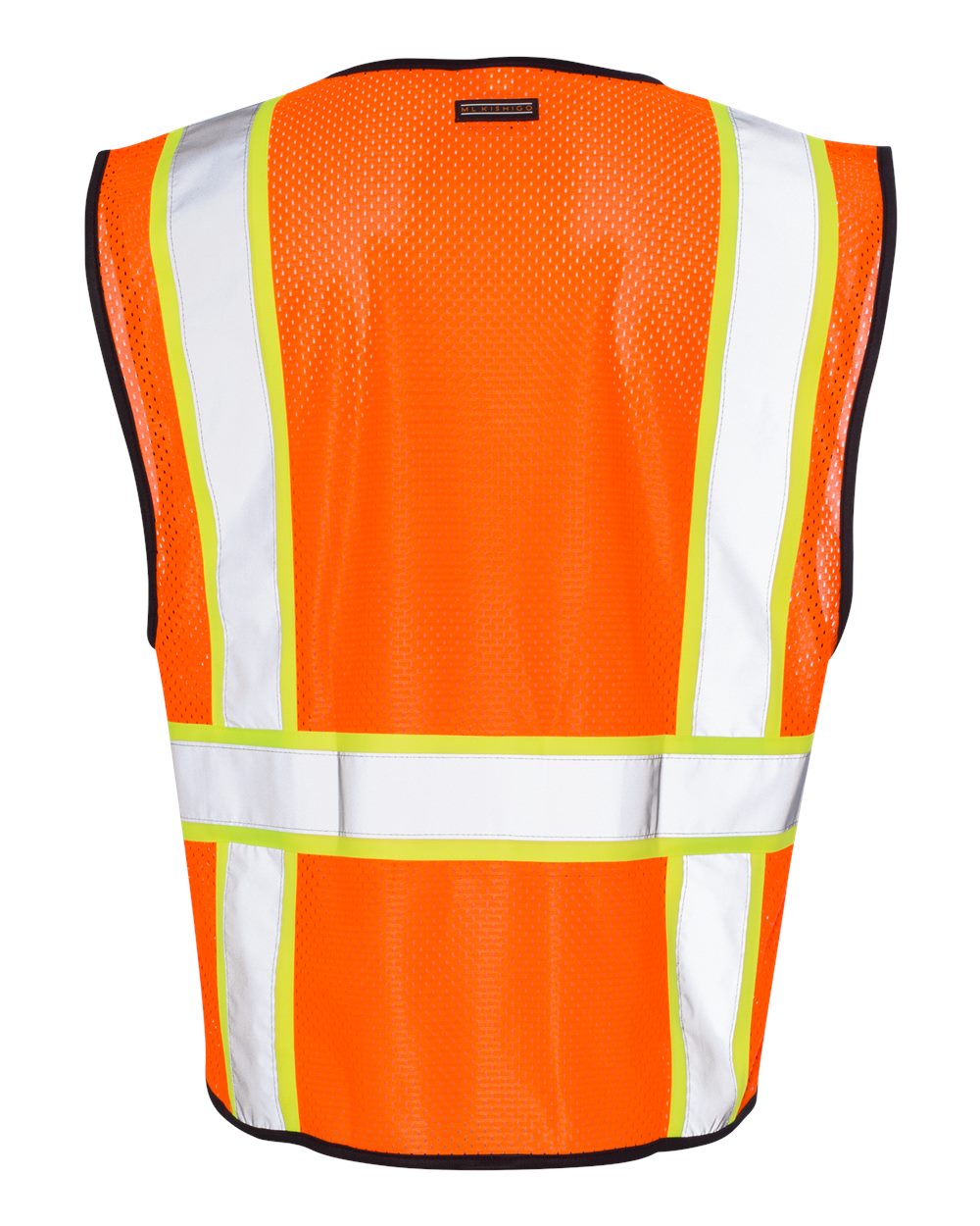 Unisex Economy Contrasting Vest with Zippered Front - 1527-1528 8