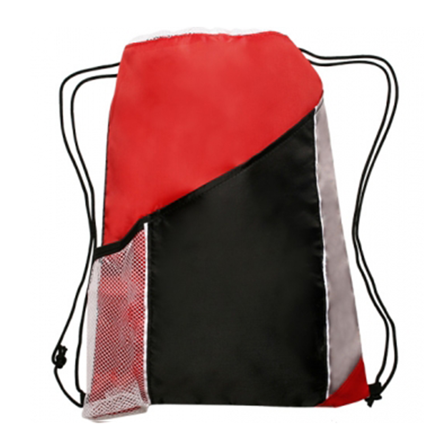 Drawstring Backpack with Side Mesh Pockets 3