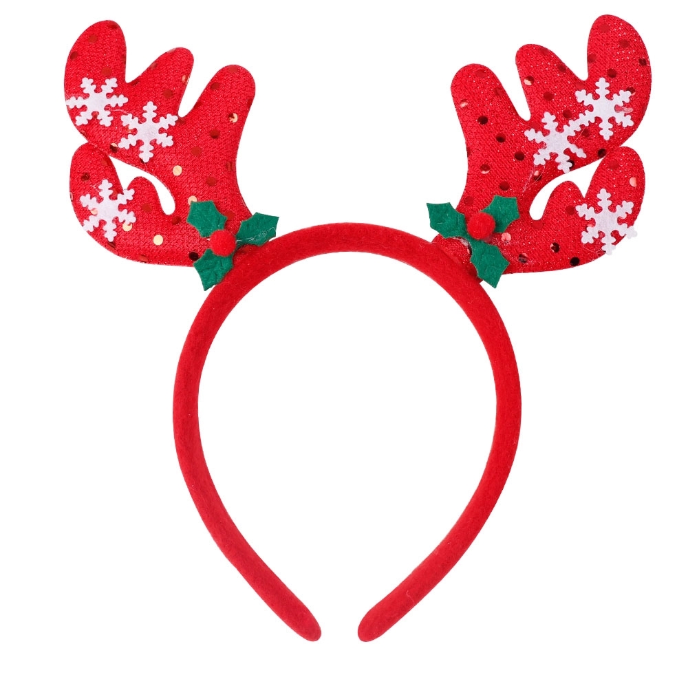 Antler Christmas Head Band with Small Bell 6