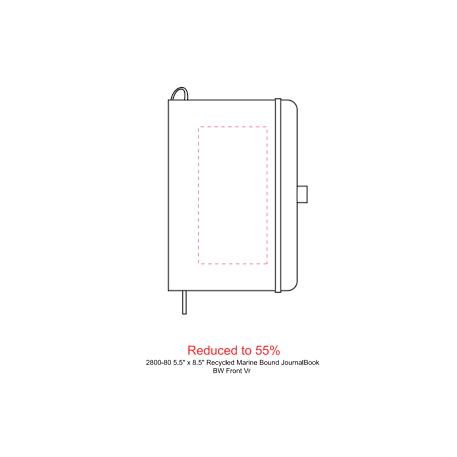 FSC® 5.5" x 8.5" Recycled Marine Bound Journal 85