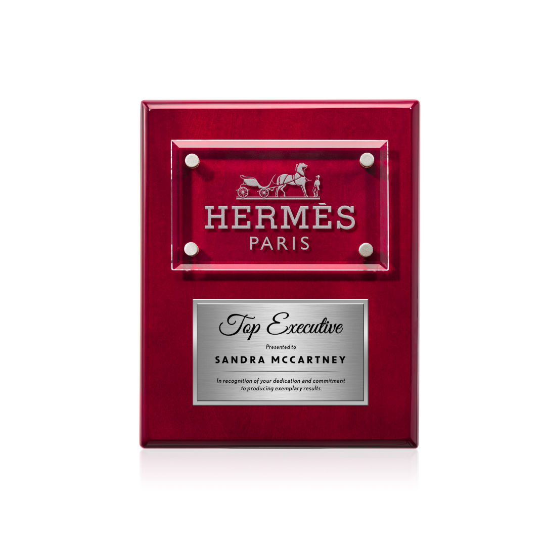 Gossamer Plaque - Rosewood/Silver 5