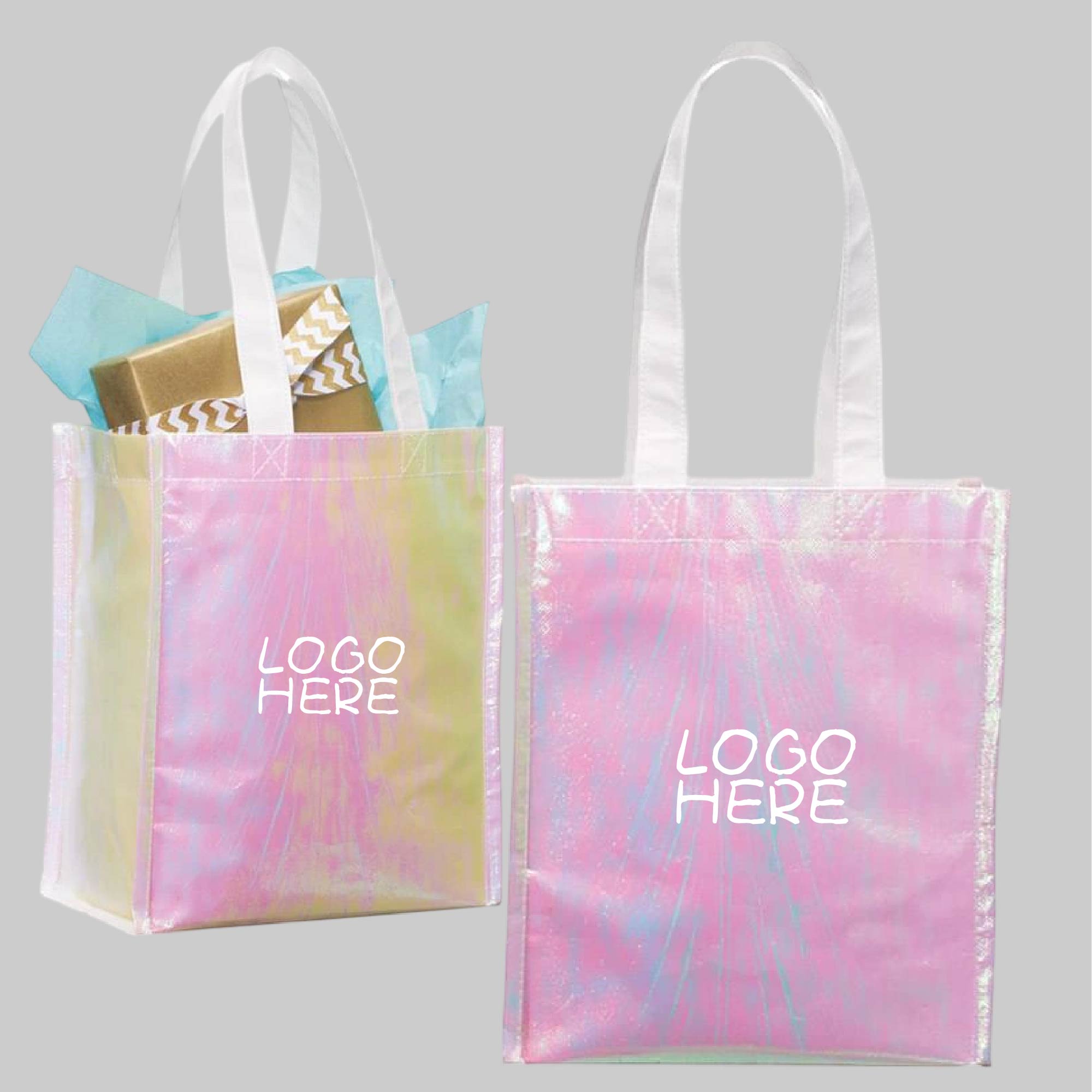 Iridescent Waterproof Shopping Tote 2