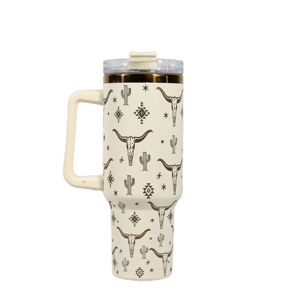 40 oz Vacuum Insulated Mug with Golden Under 1