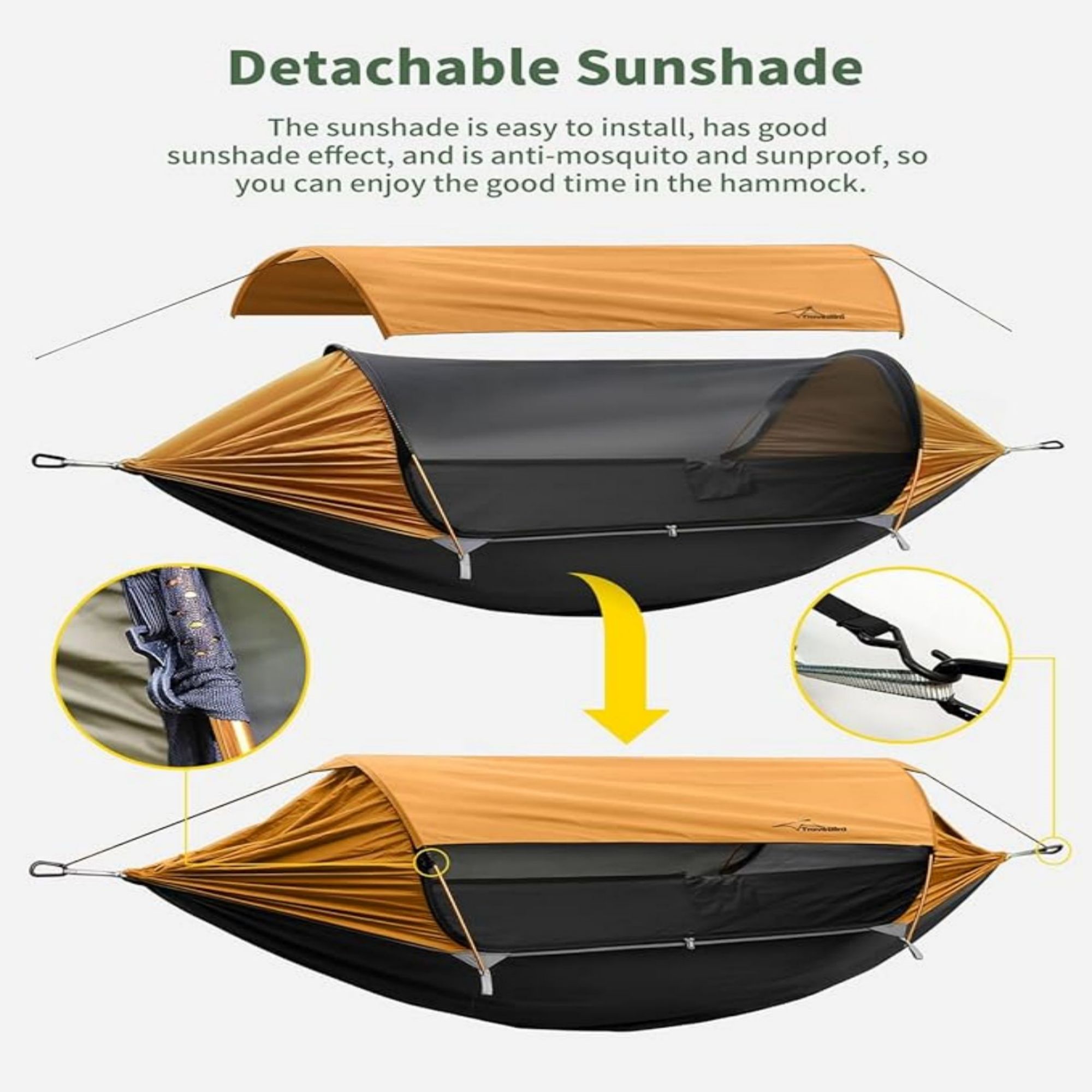 Camping Hammock Tent With Mosquito Net, custom sports ball with logo imprint 4