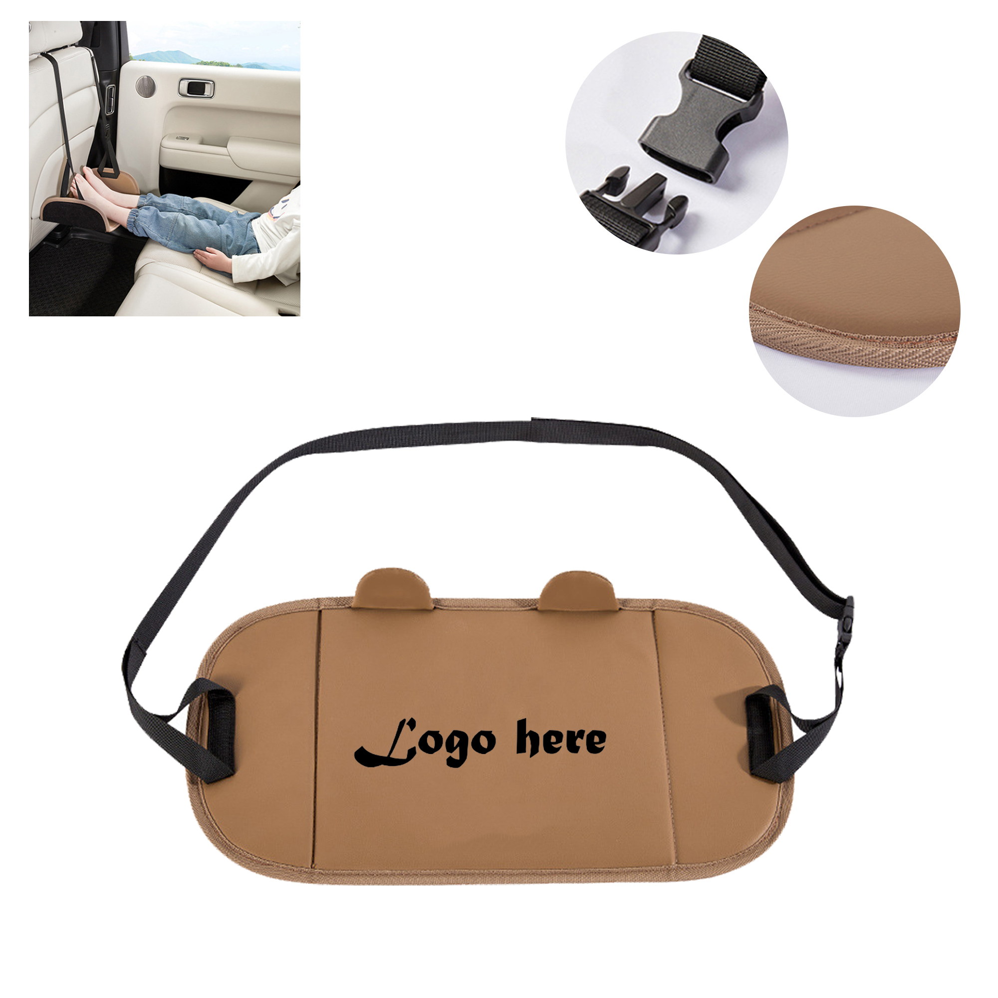 MOQ 100pcs Car Hammock Foot Pad 3