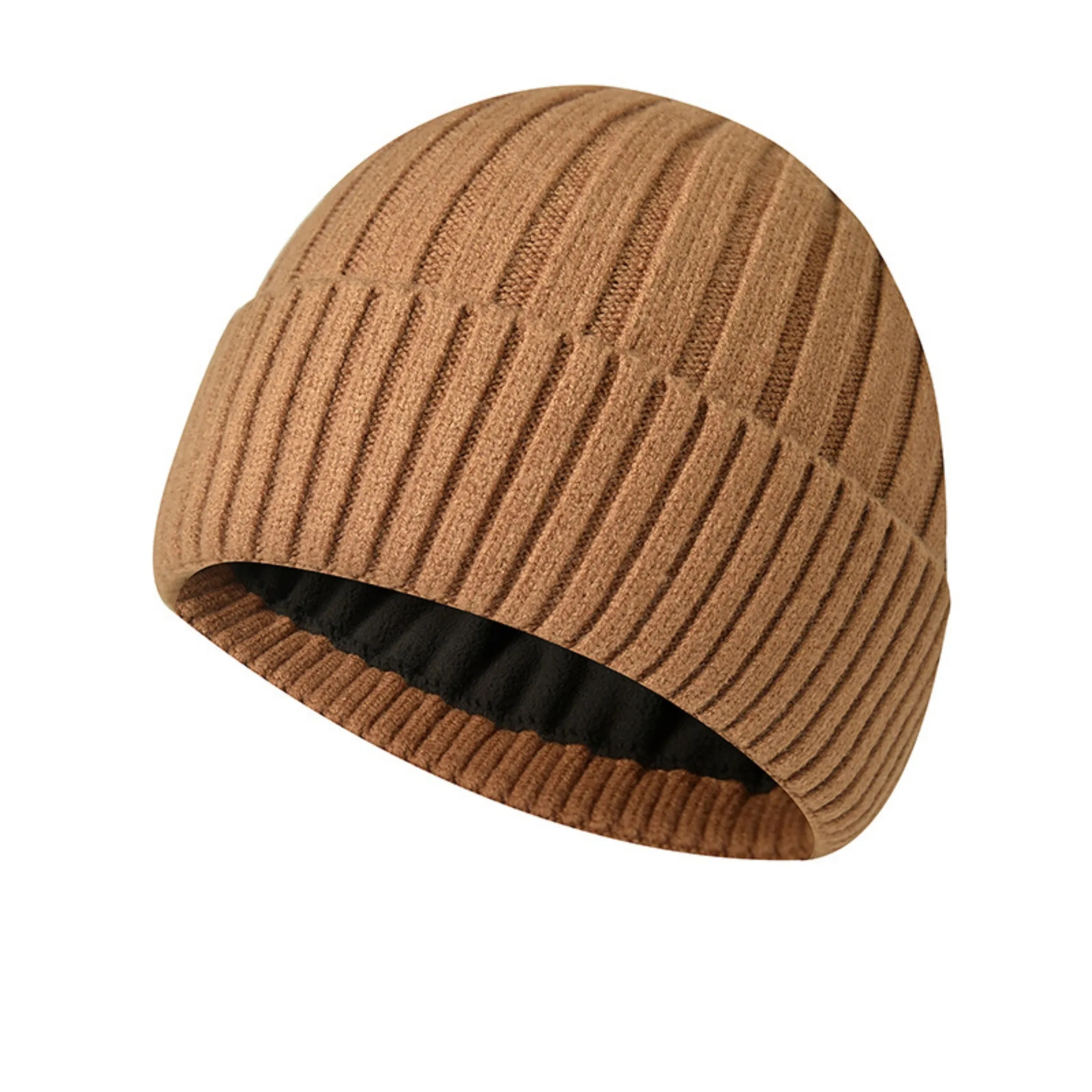Fleece Lined Winter Knit Beanie Hat 3