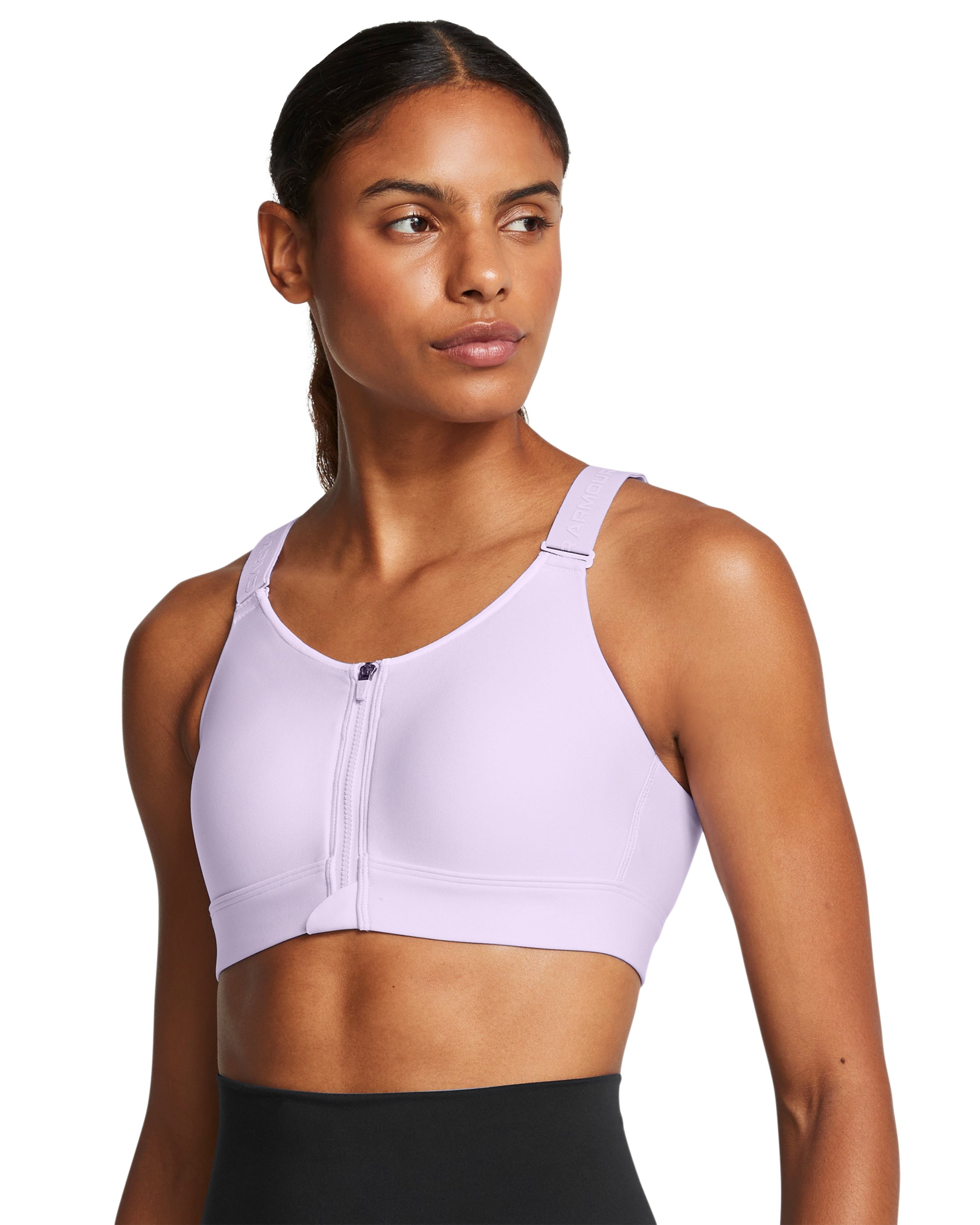 UA Infinity 2.0 High Zip Women's Sports Bra 4
