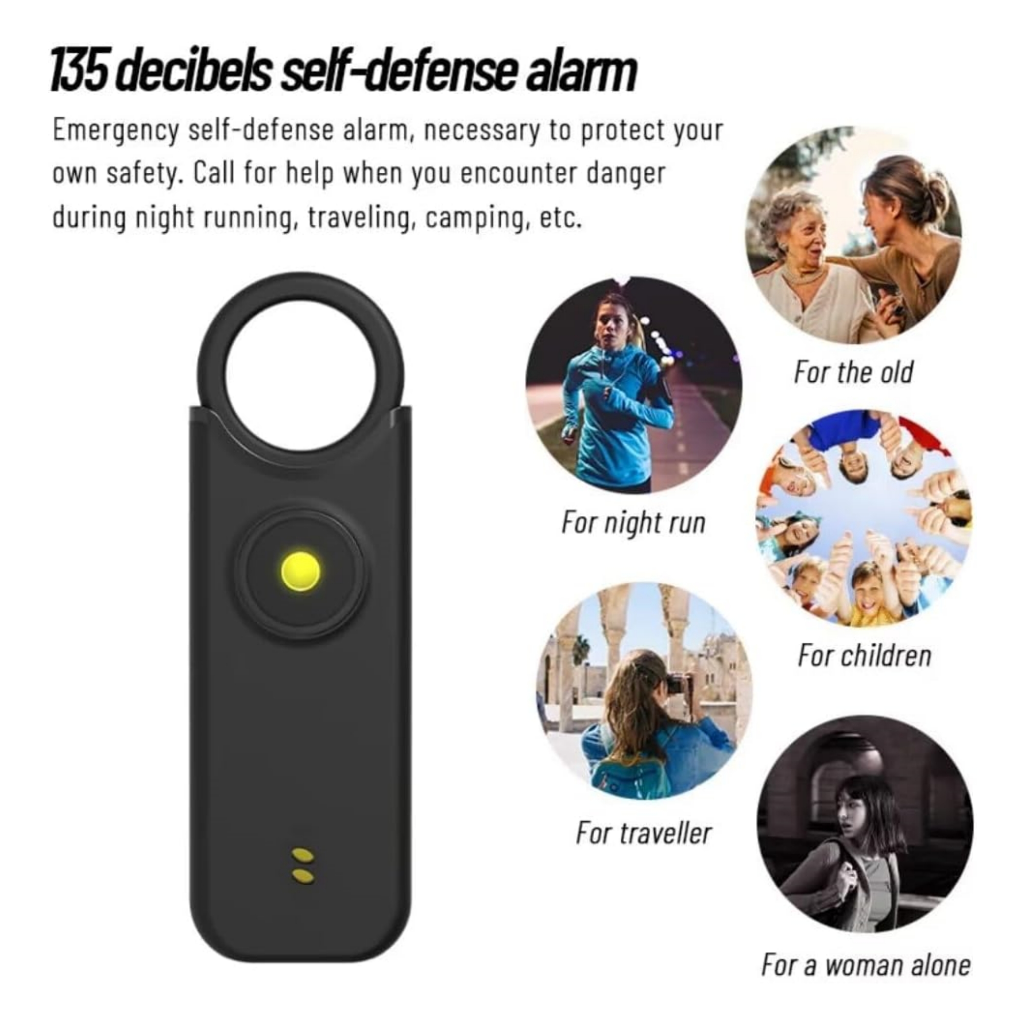 Rechargeable Emergency Safety Alarm 5