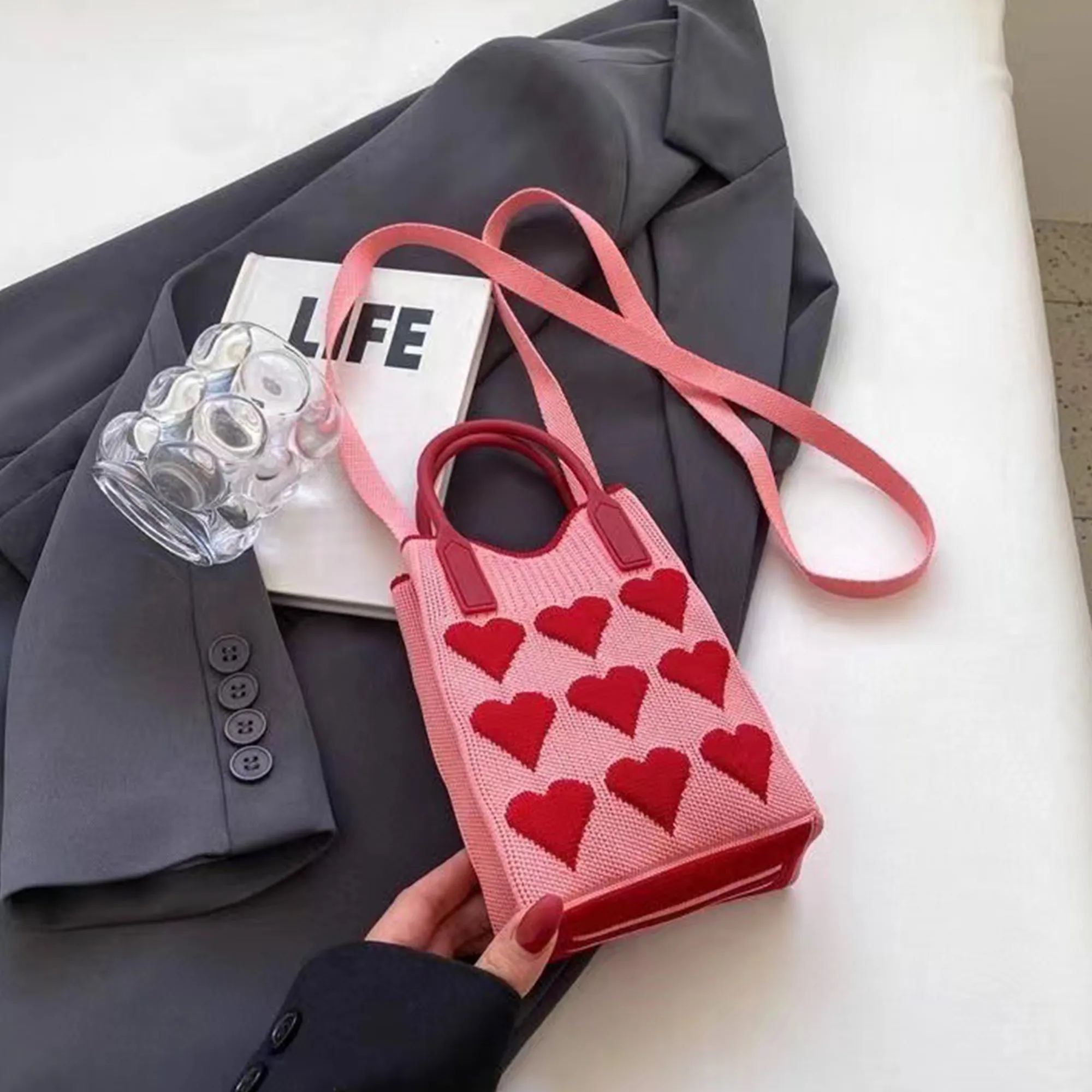 Mini Knitted Crossbody Bag Free Shipping 8