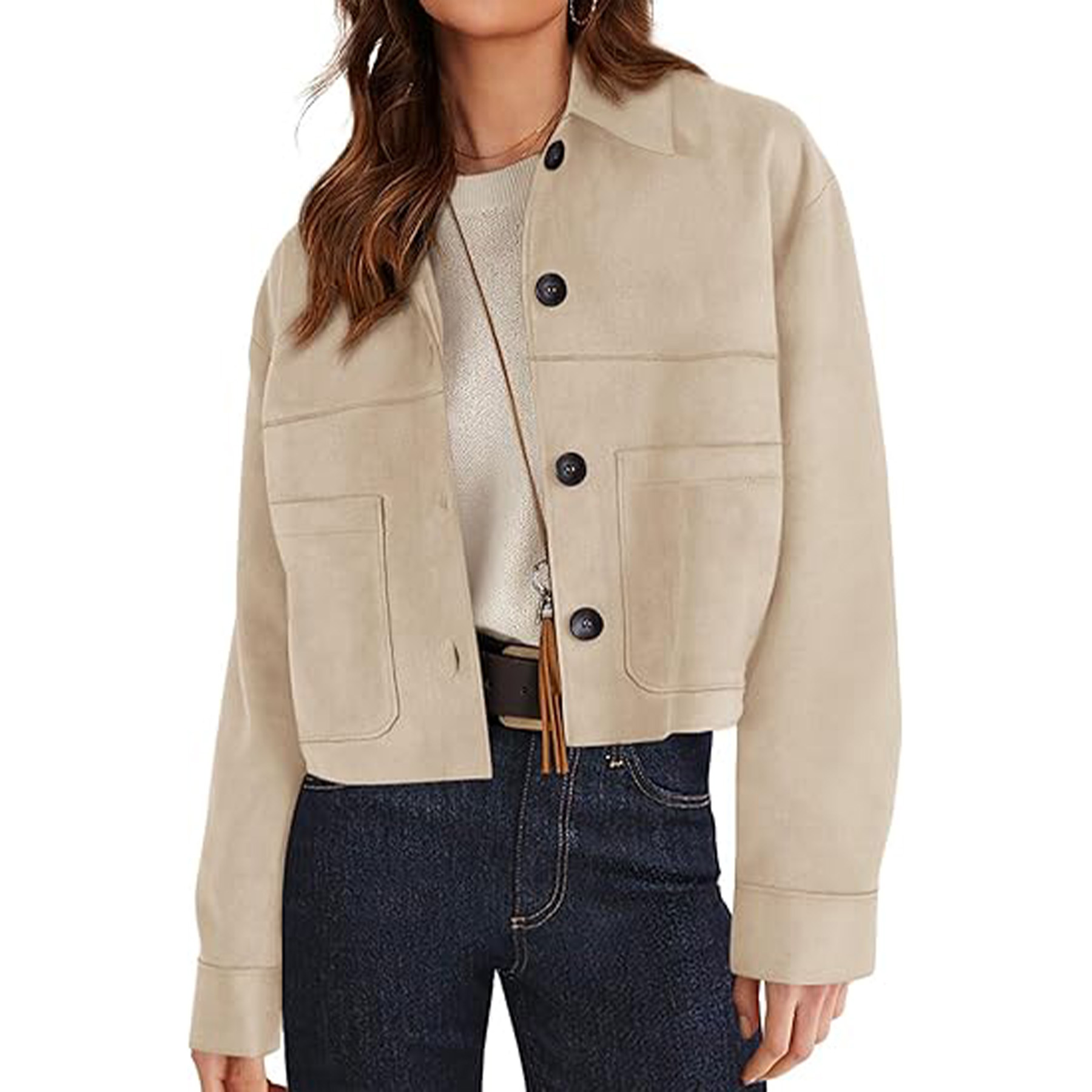 Faux Suede Bomber Jacket 10