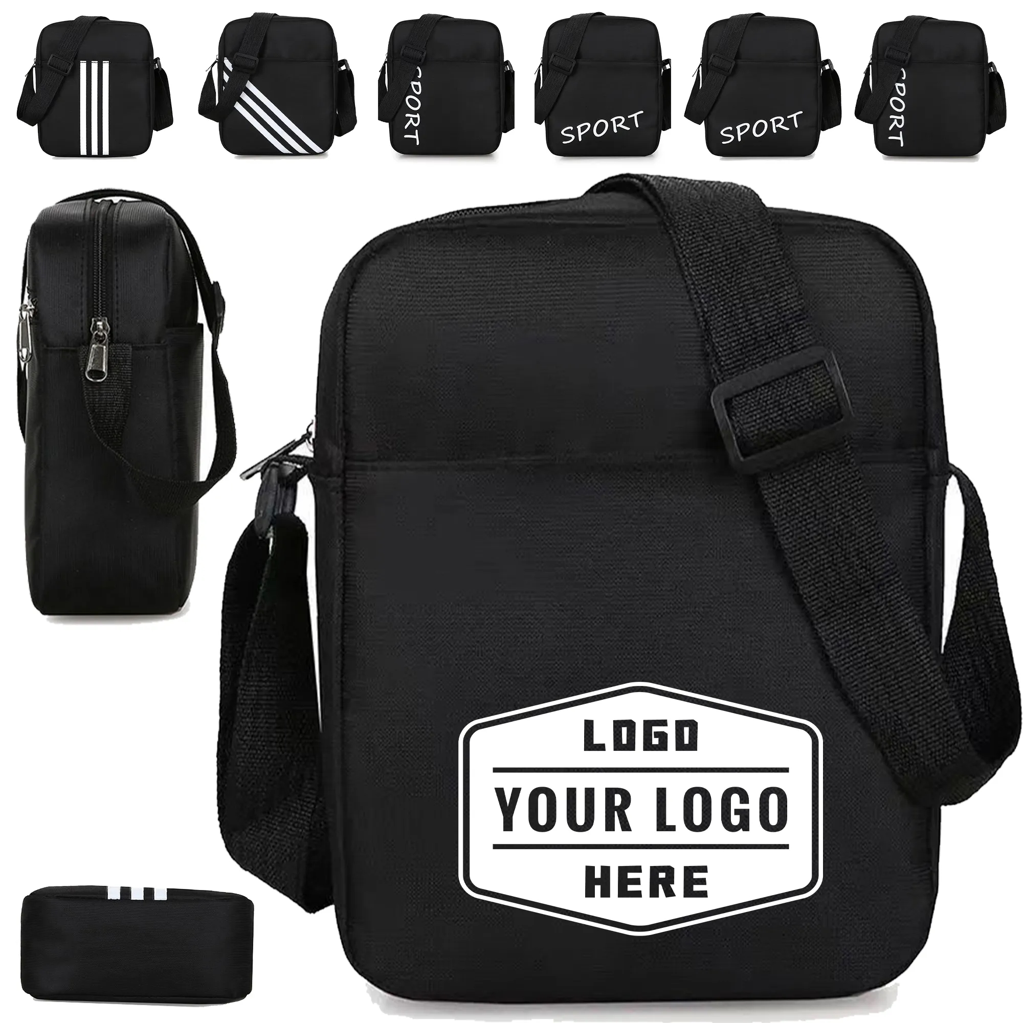 Waterproof Nylon Small Shoulder Crossbody Bag