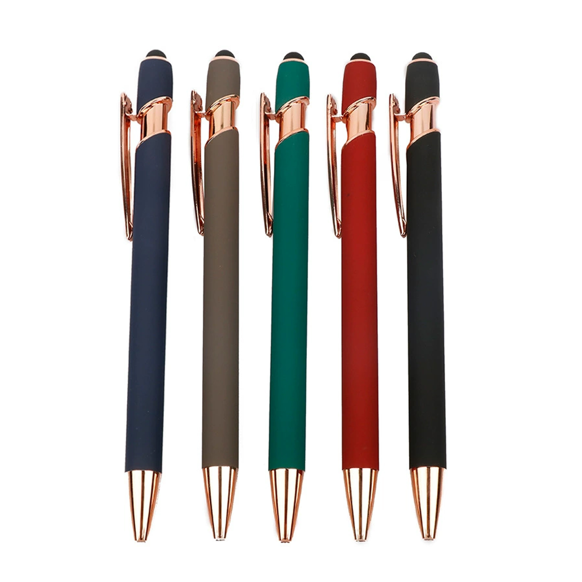 Ballpoint Pen with Stylus Tip Rose Gold 1