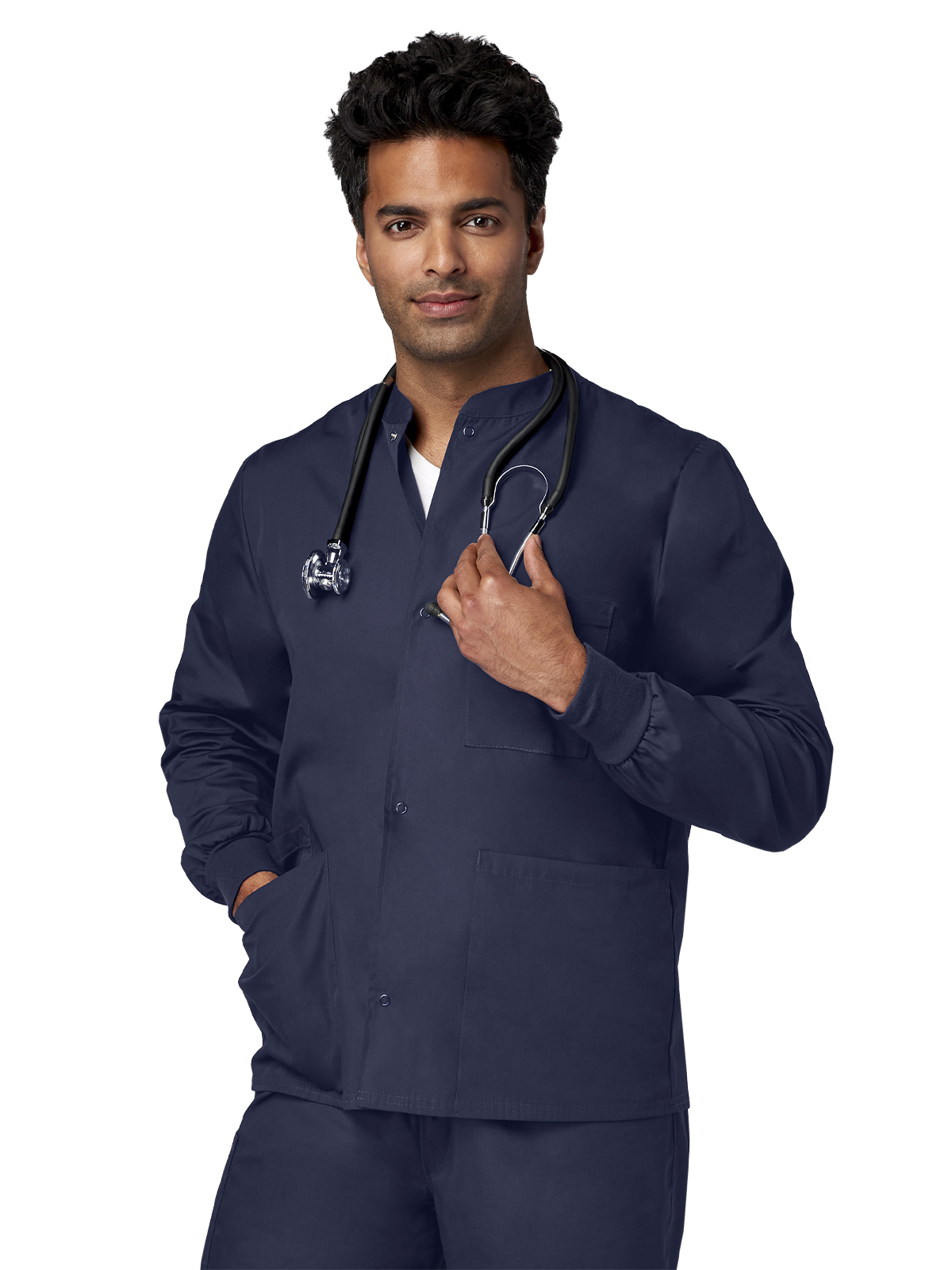 Fundamentals - Unisex 4-Pocket Snap Front Jacket 33