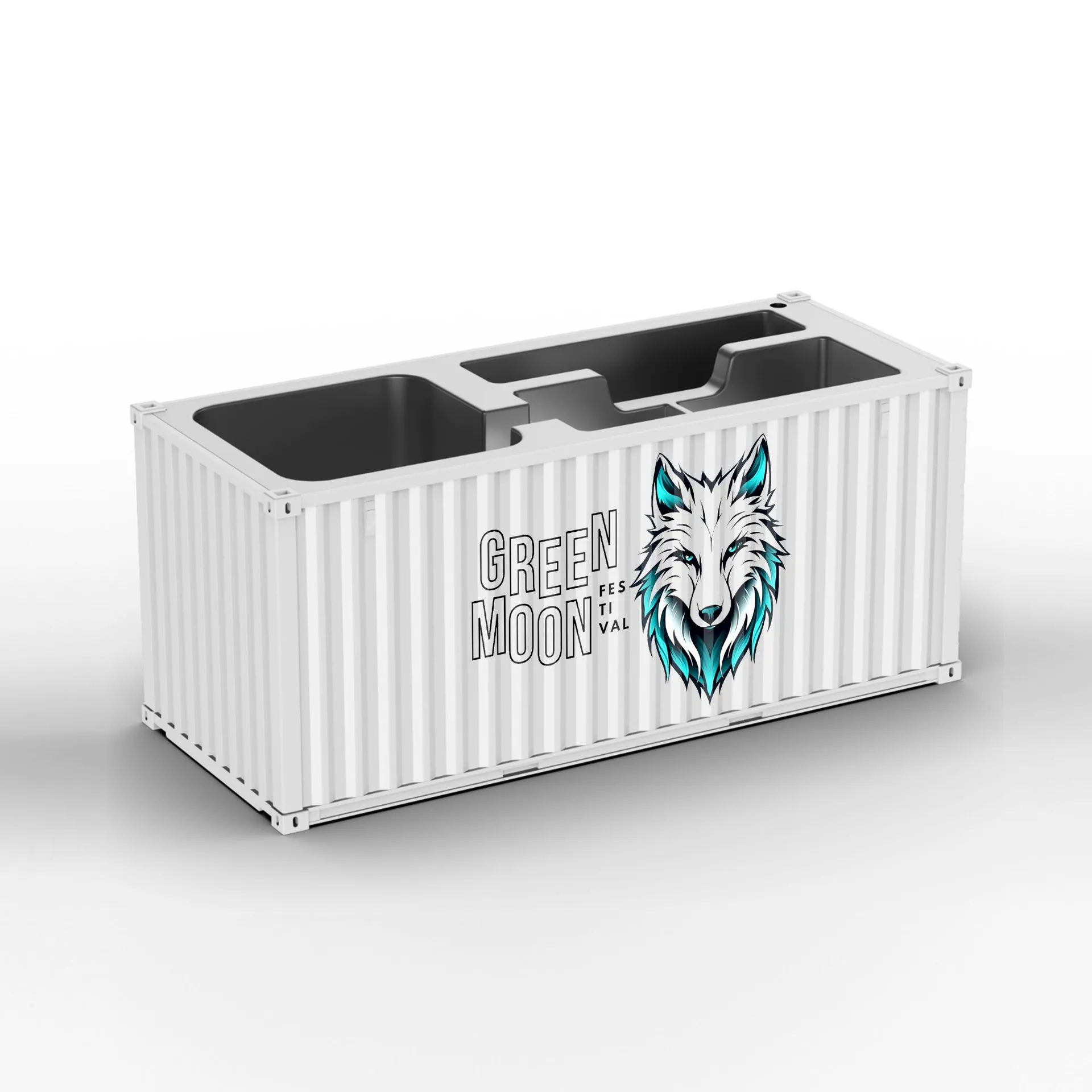 Container Model Office Desktop Stationery Pen Holder 5