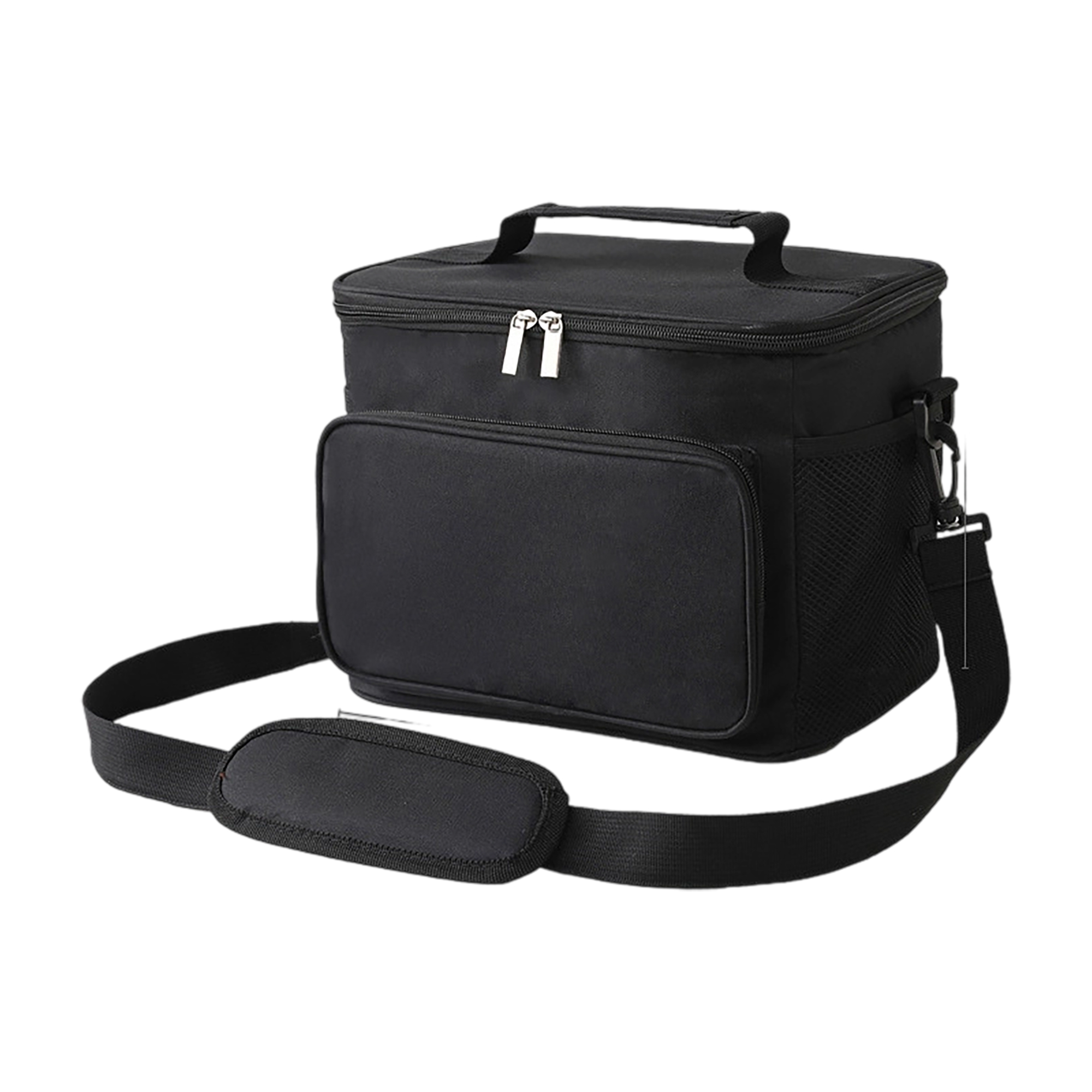 Oxford Cloth Insulated Lunch Cooler Bag With Shoulder Strap 2