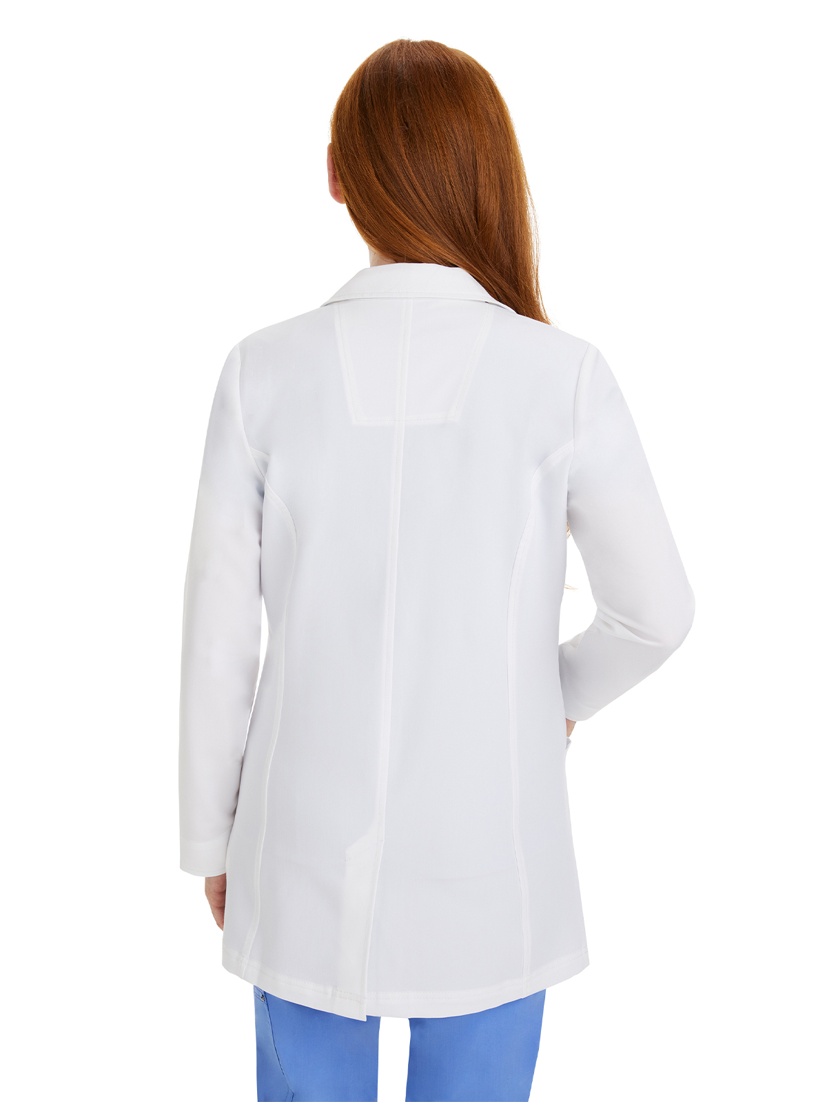 Healing Hands - The White Coat - Women's Two-Pocket 31" Consultation Notched Collar Lab Coat 4