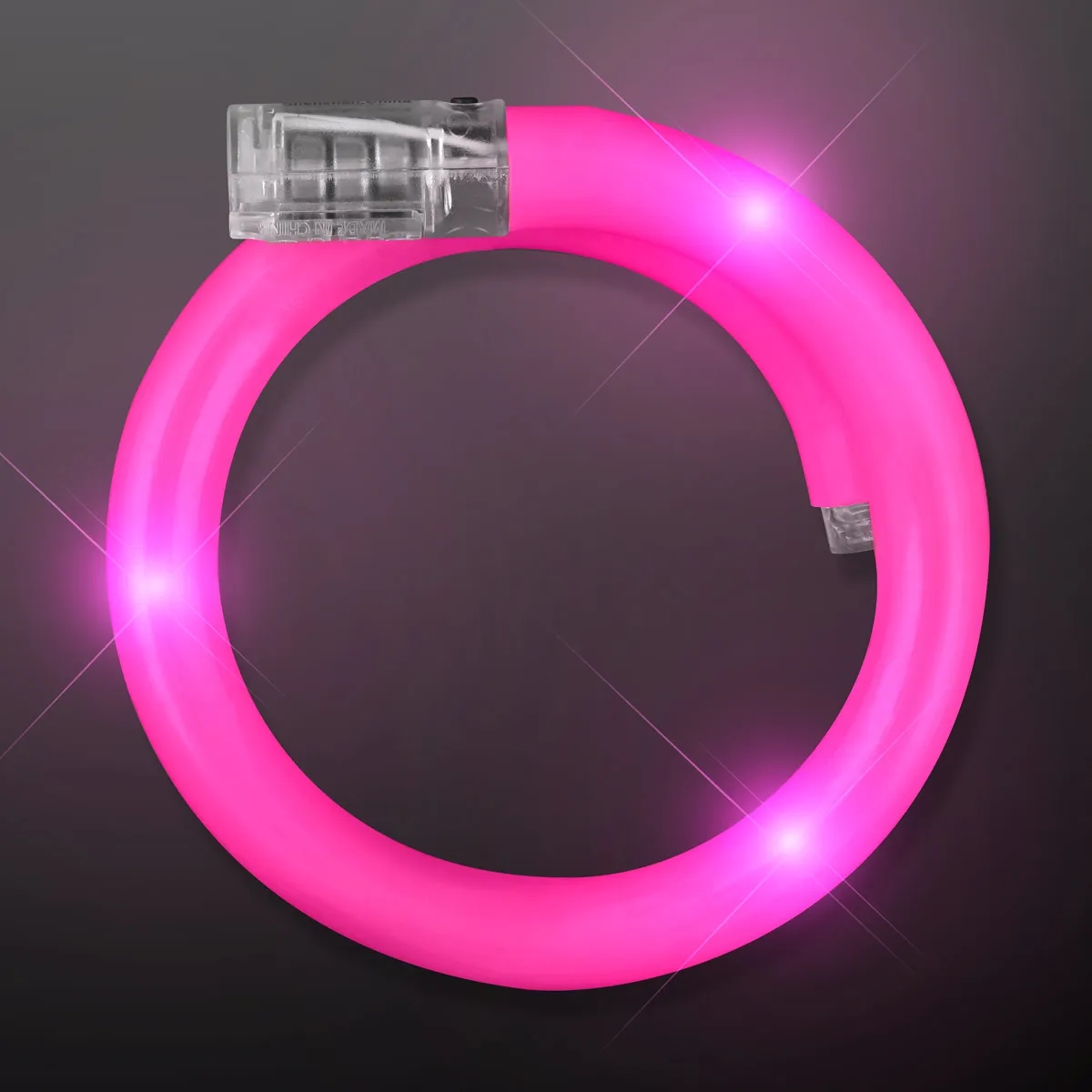 LED Light Up Flash Tube Bracelets - Single Colors 14