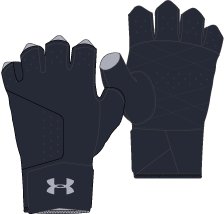 UA Medium Women's Training Gloves 3