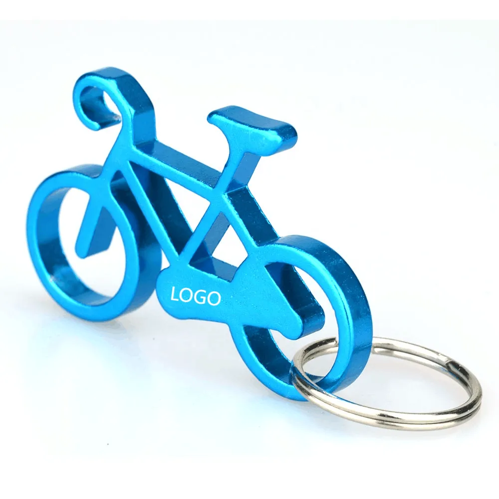 Bicycle Metal Beer Bottle Keychain 5