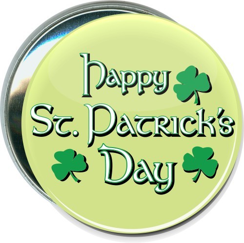 Happy St. Patricks Day, Holiday Button 1