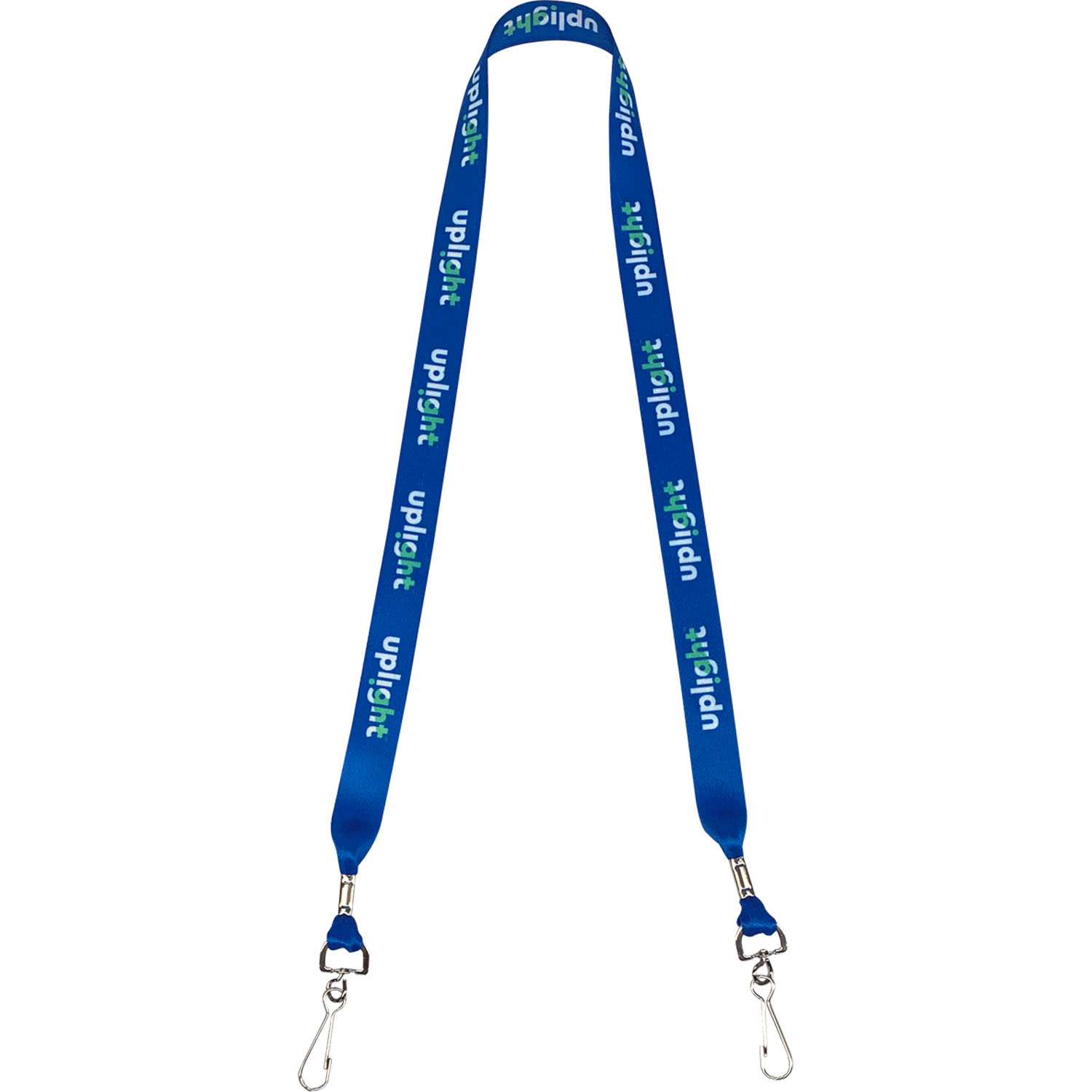 3/4" Heavy Weight Satin Lanyard with Double J-Hooks 2