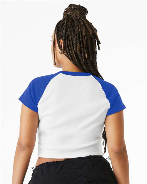 Women's Micro Rib Raglan Baby Tee - 1201 54