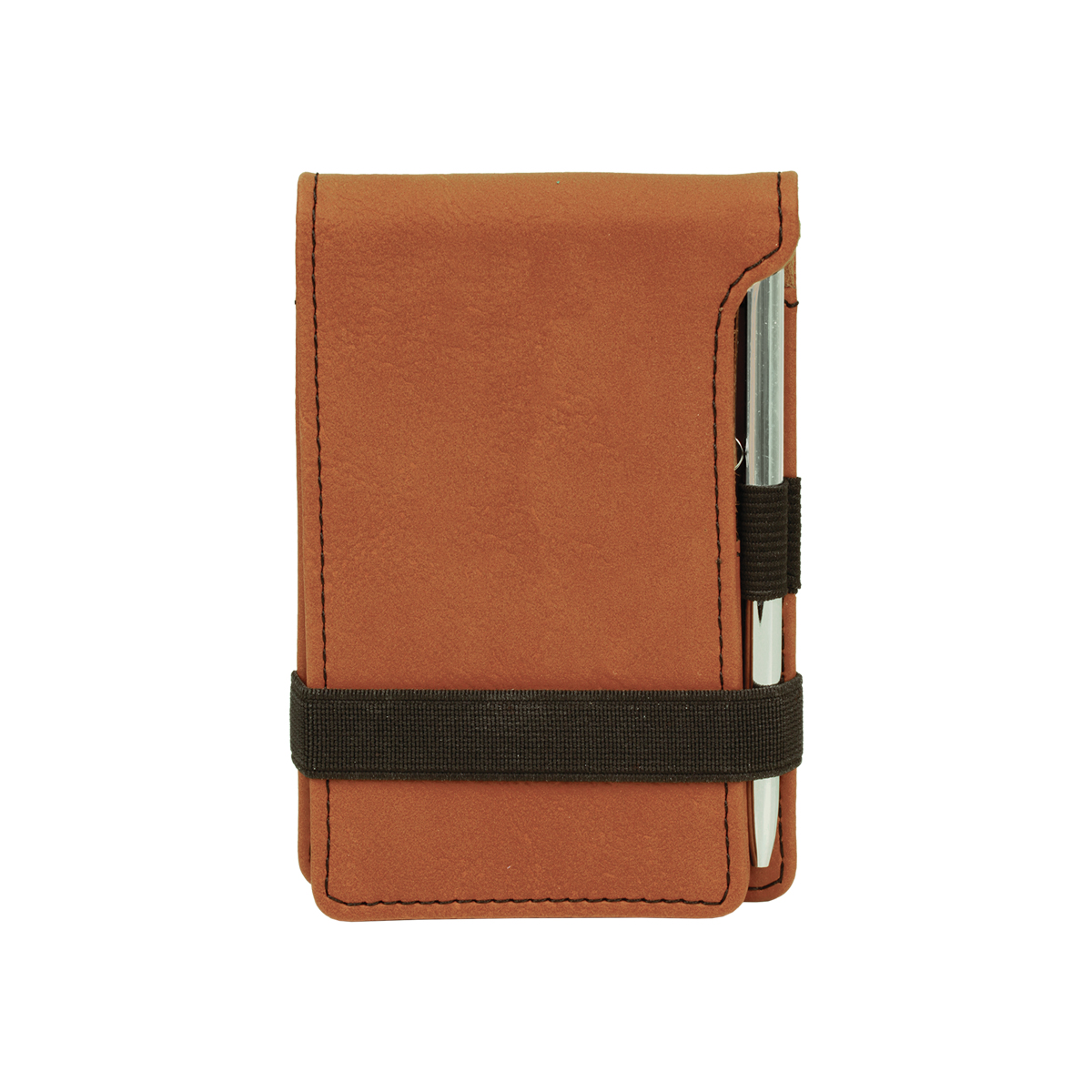 Rawhide Leatherette Mini Notepad with Pen 2