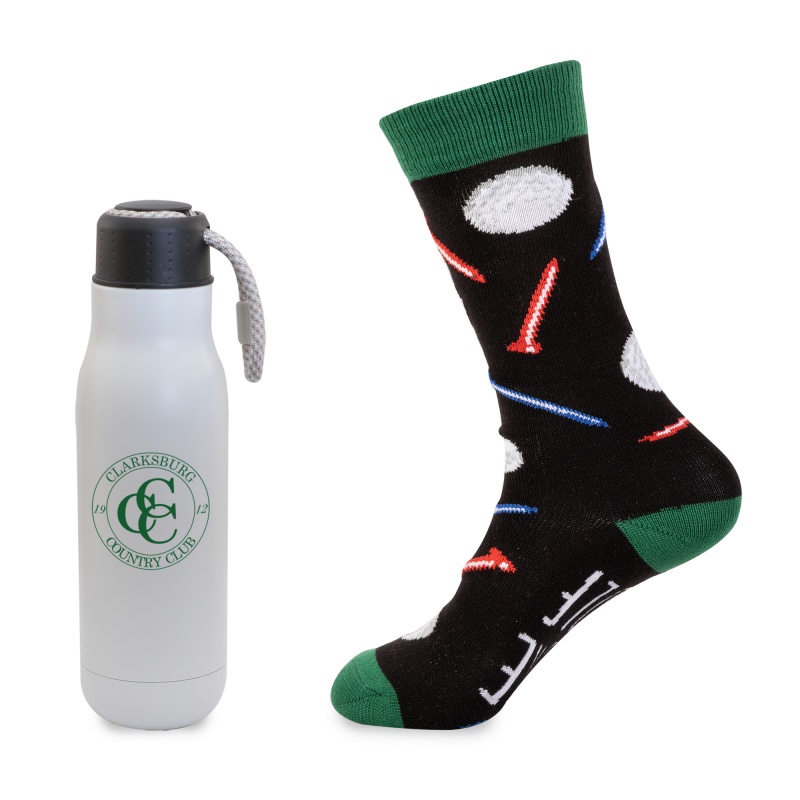Less Work, More Golf Bottle Gift Set 5