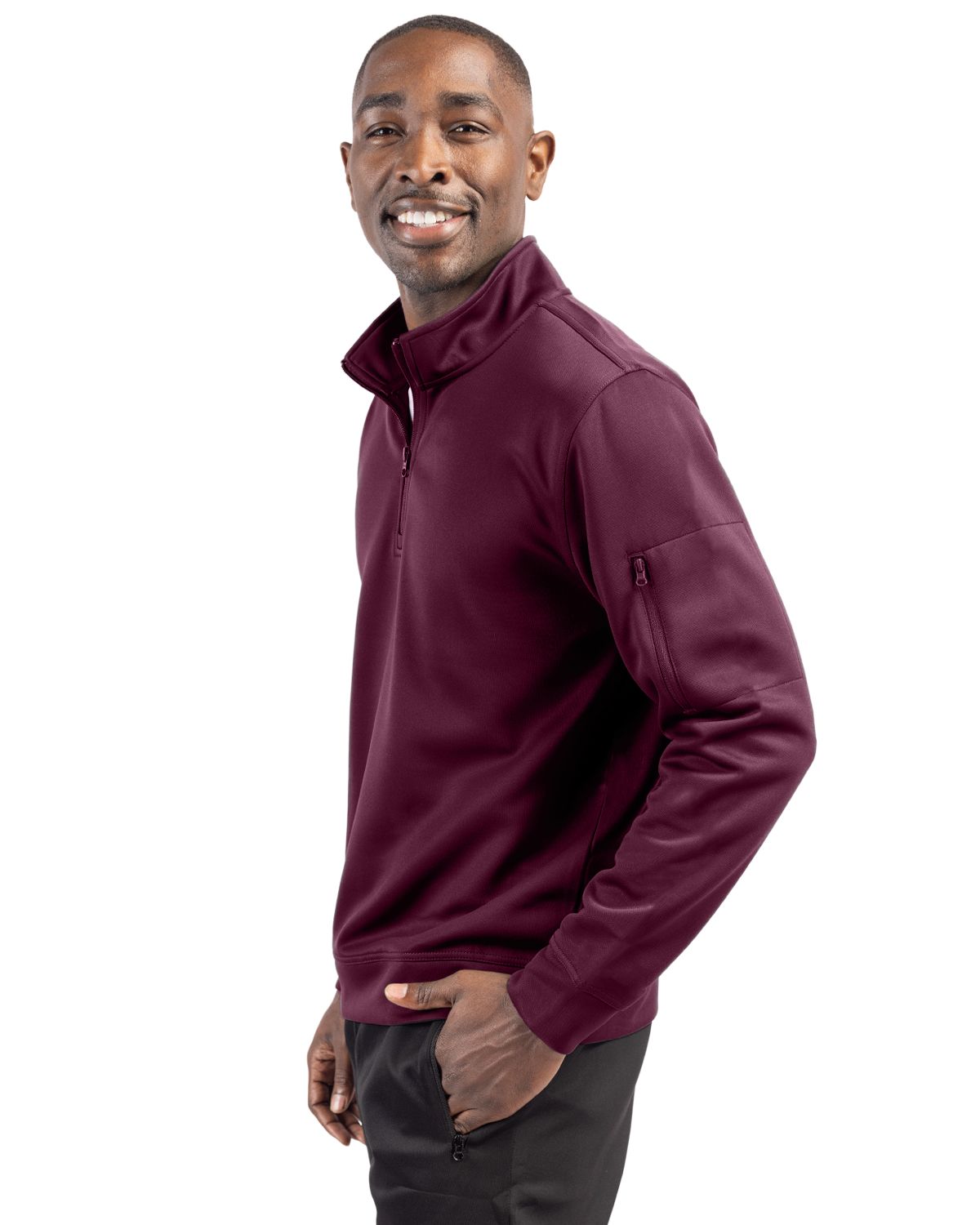 Clique Lift Solution-dyed Performance Unisex Half Zip Sweatshirt 10