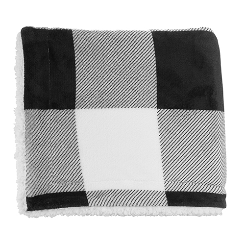 Microfiber Plaid Sherpa Blanket 8