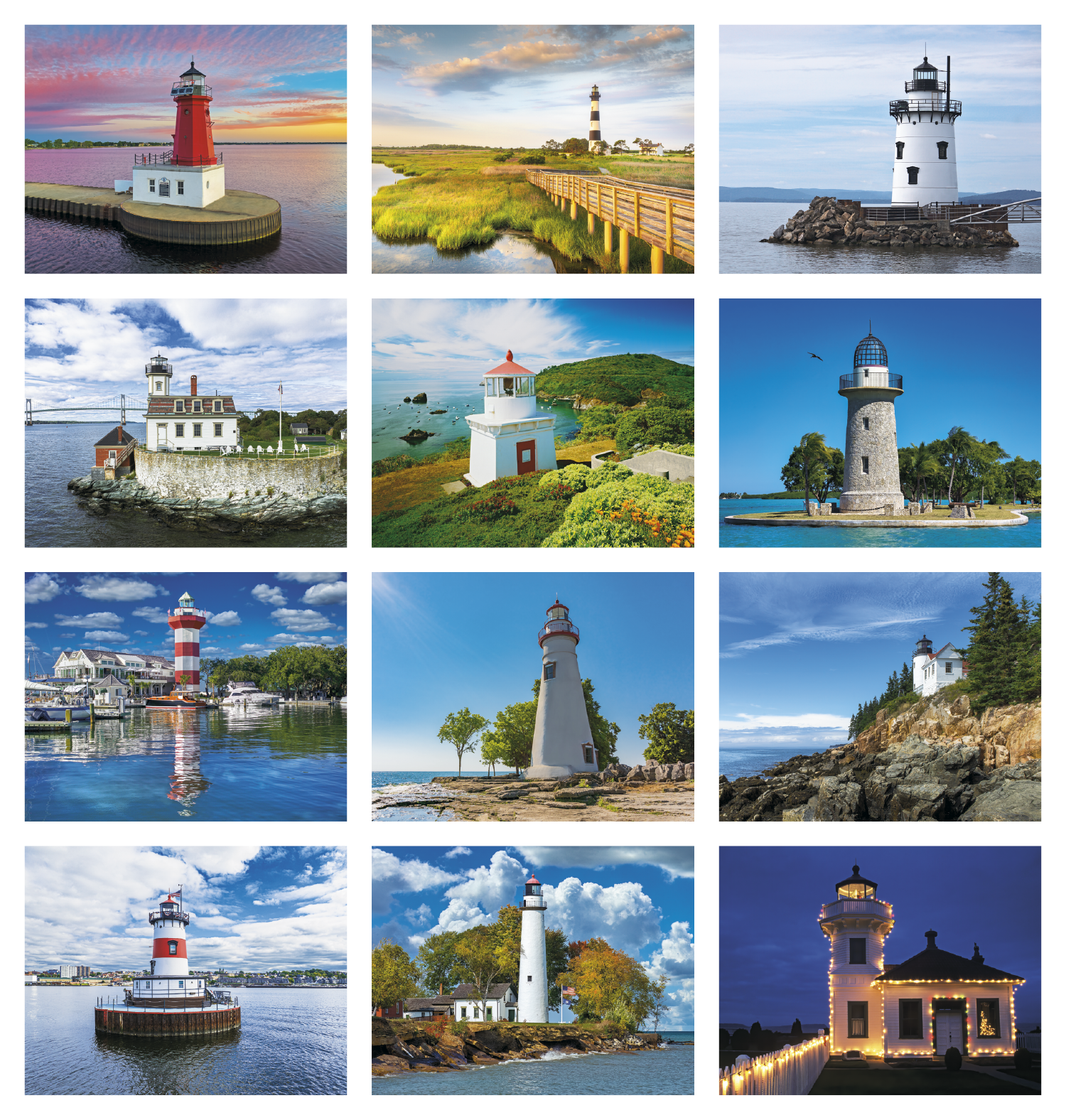 Triumph® Calendars Lighthouses Calendar 45