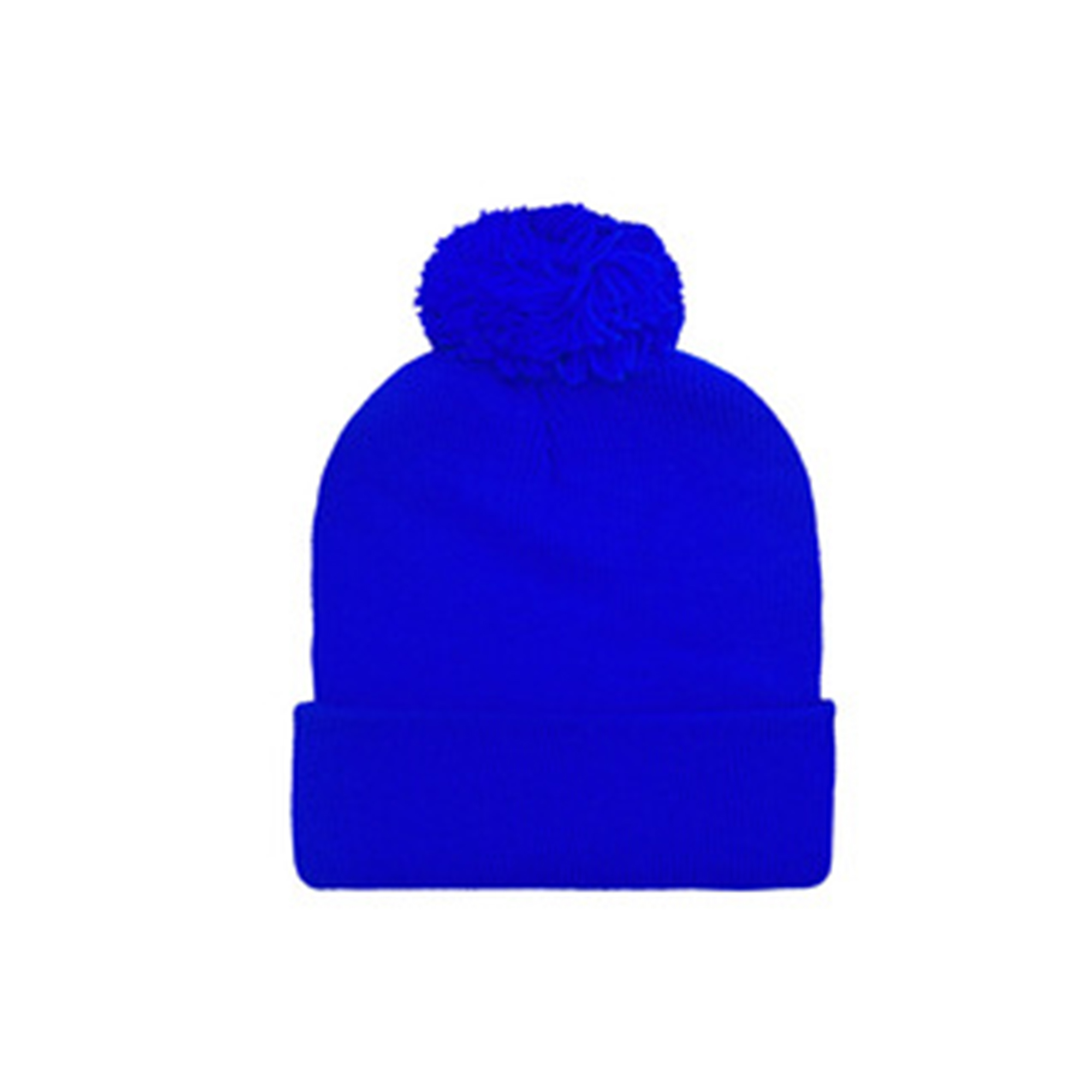 Winter Pom Knit Hat With Jacquard Logo 15