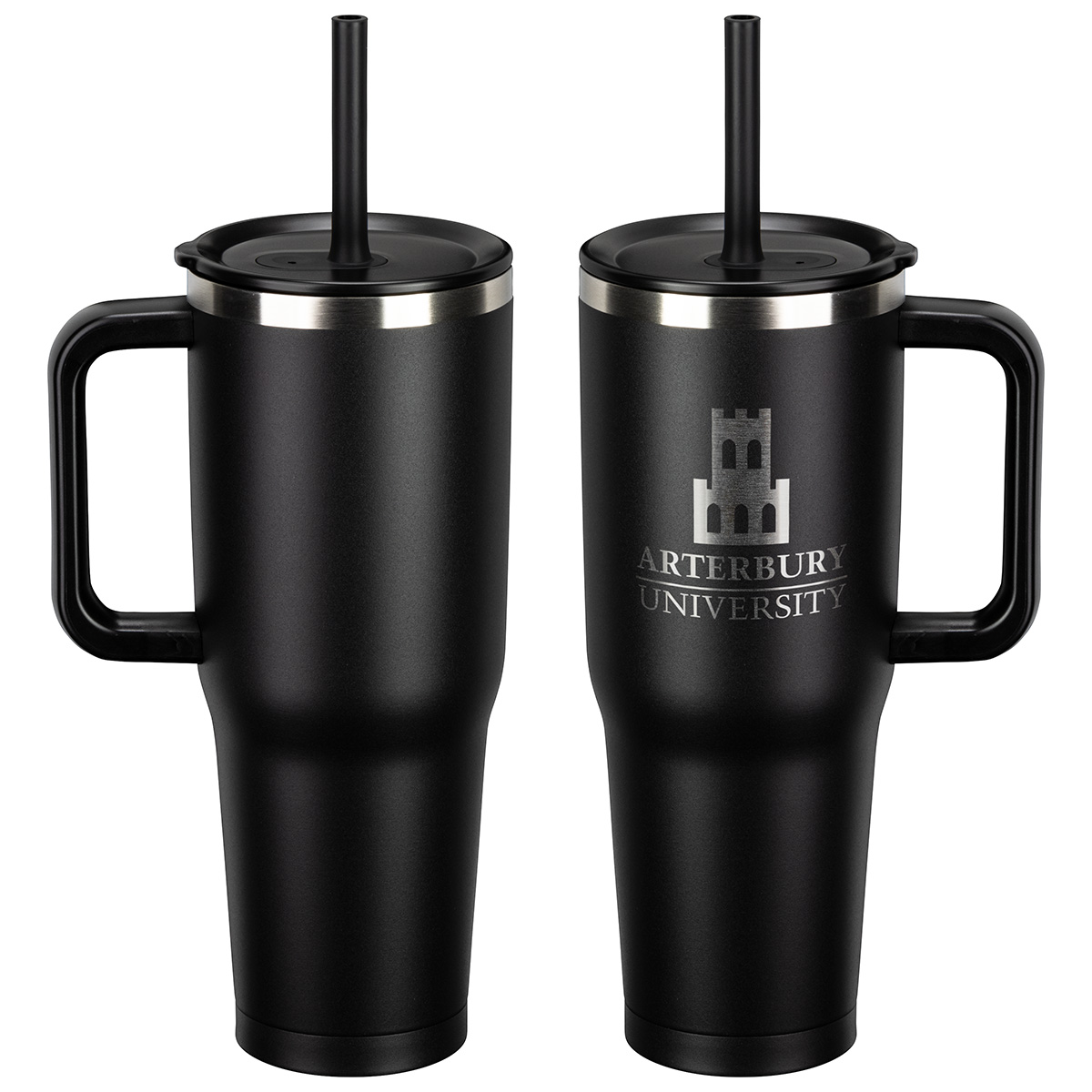 SENSO® Summit 40 oz Insulated Stainless Steel Travel Mug with Press-In Straw Lid 79