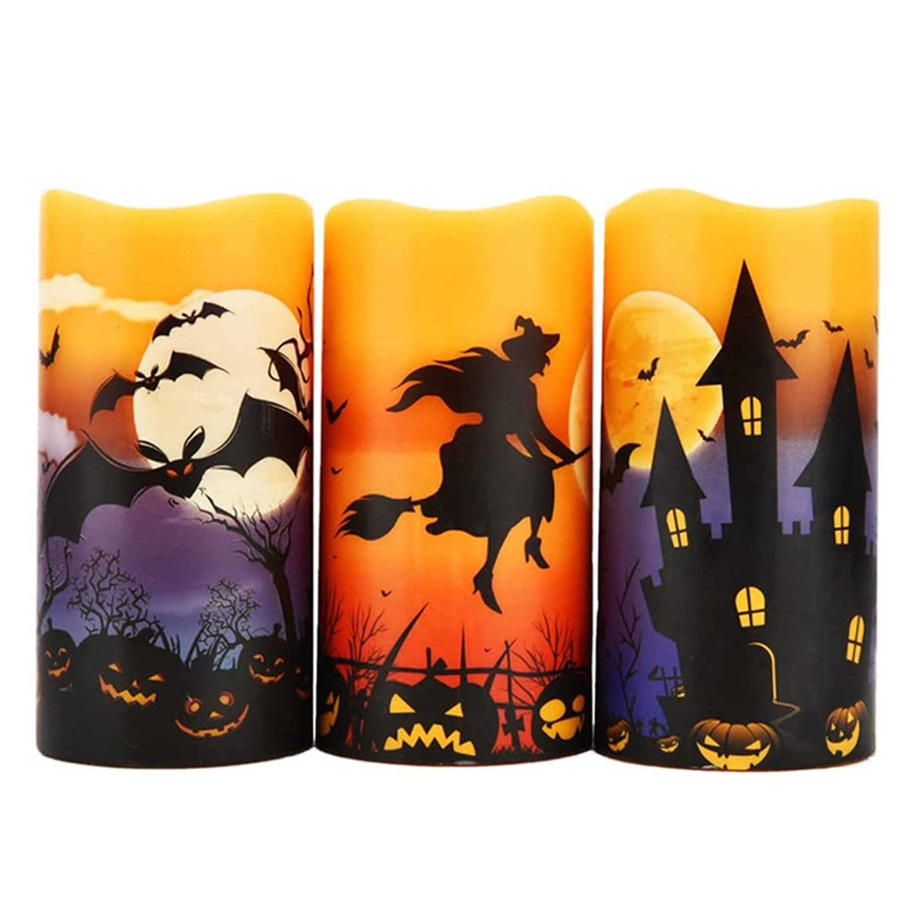 Halloween Flameless Flickering LED Candles 3