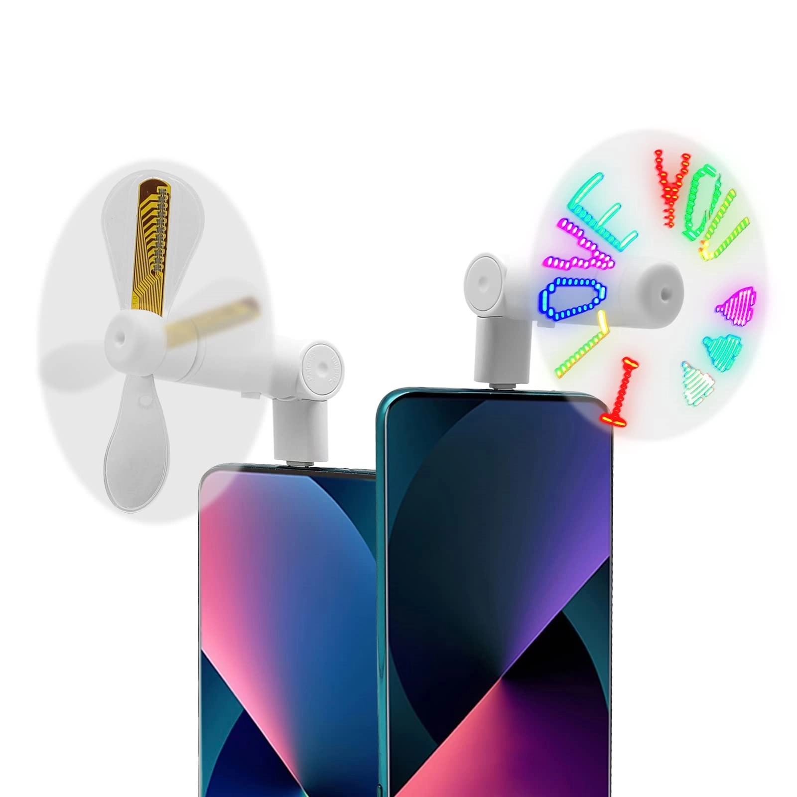 Mini Cell Phone Message Fan 2