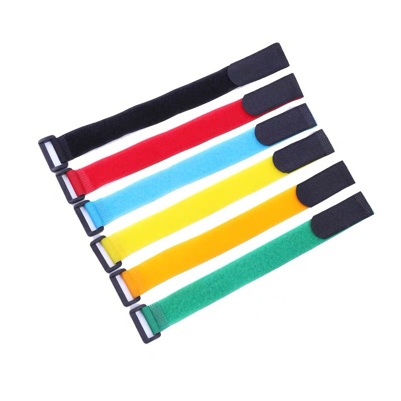 Colored Nylon Reverse Buckle Velcro Strap 2