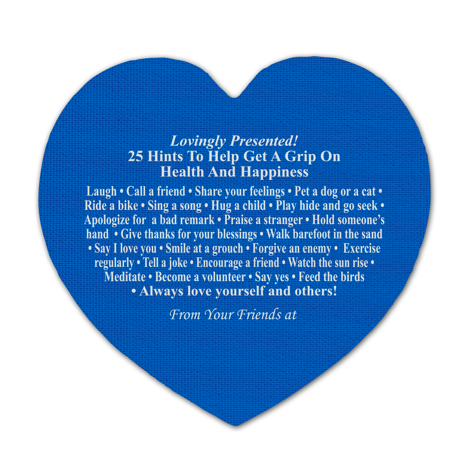 Health & Happiness Heart Jar Opener 7