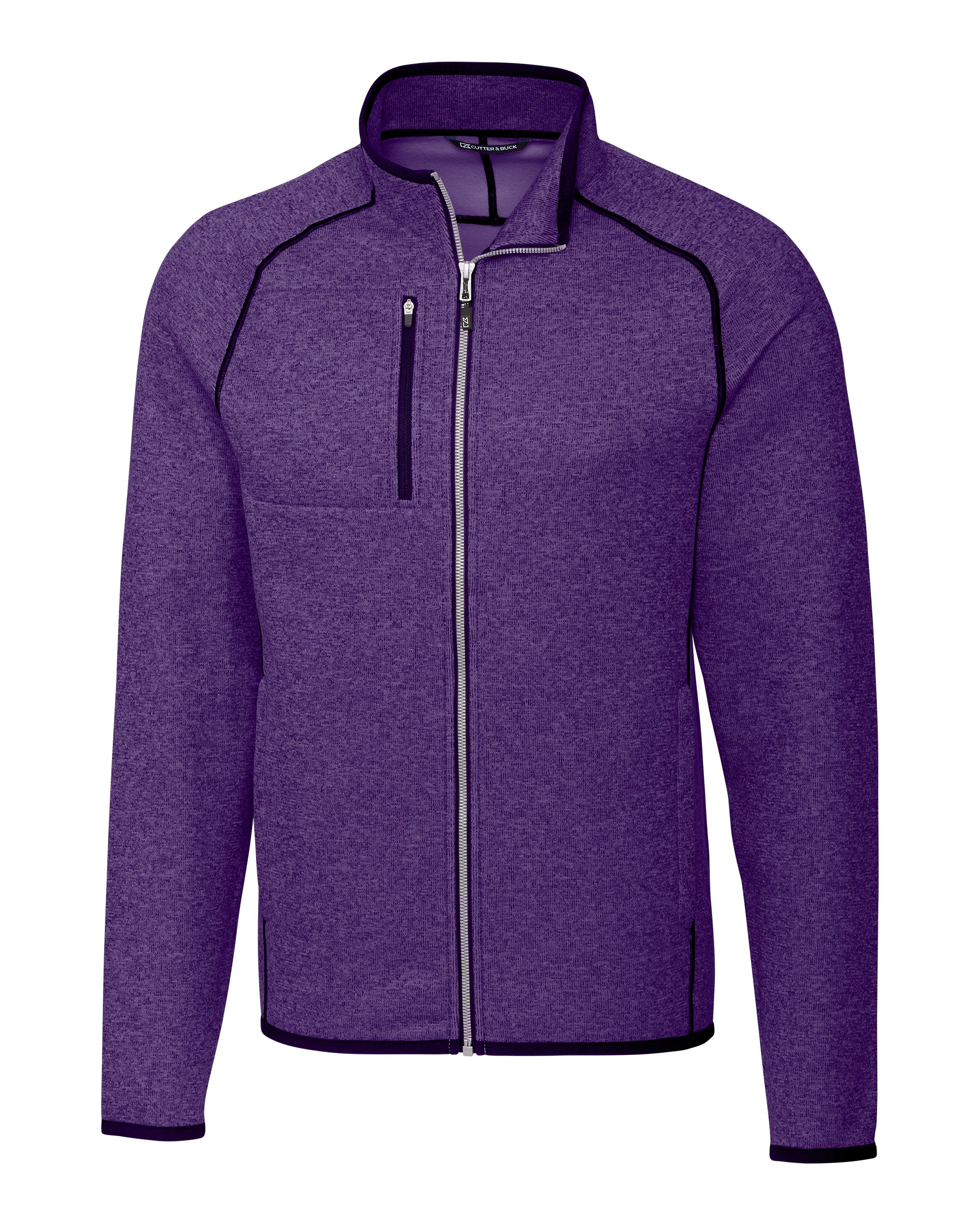 Cutter & Buck Mainsail Sweater-Knit Mens Full Zip Jacket 40