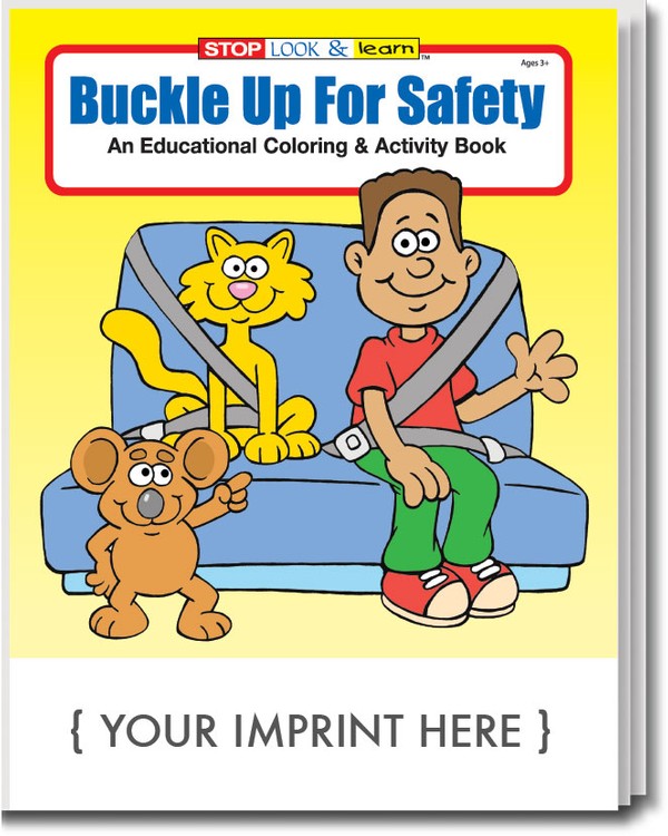 COLORING BOOK - Buckle Up for Safety Coloring & Activity Book 1