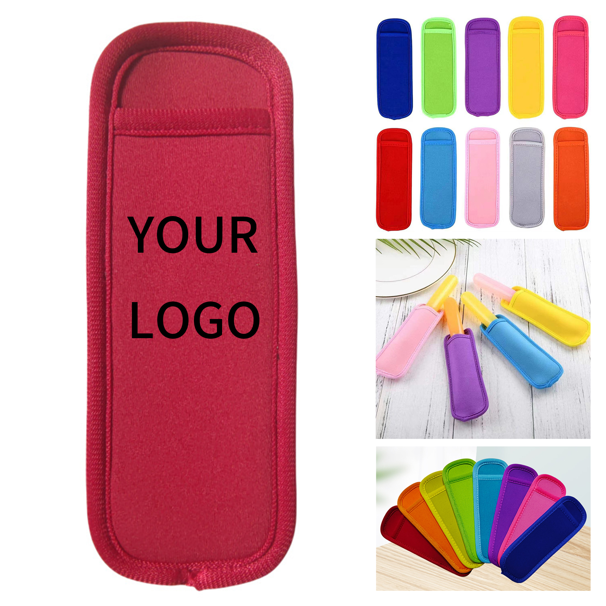 Scuba Cloth Popsicle Sleeve Holder For Frozen Treats 9