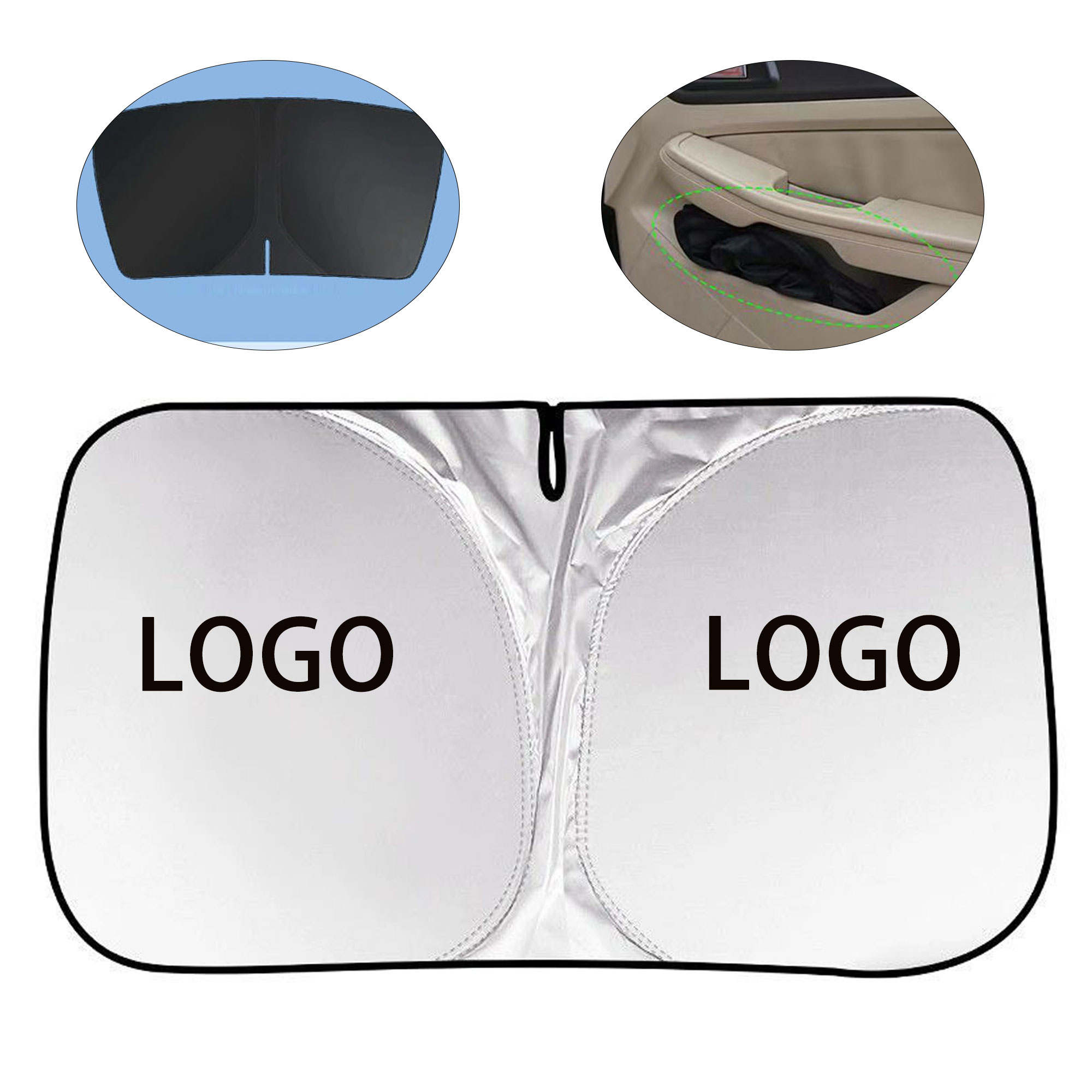 Foldable Car Front Windshield Sunshade 3