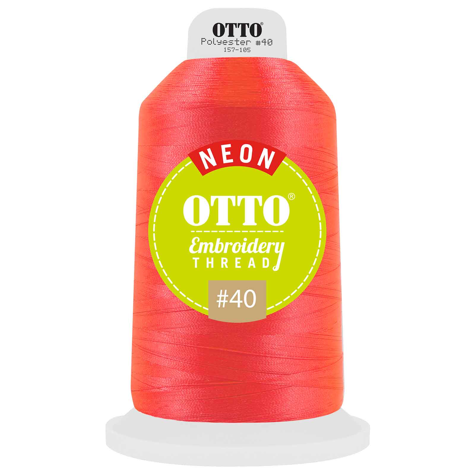 OTTO Embroidery Neon Thread #40 5,500 yd. King Cone 42