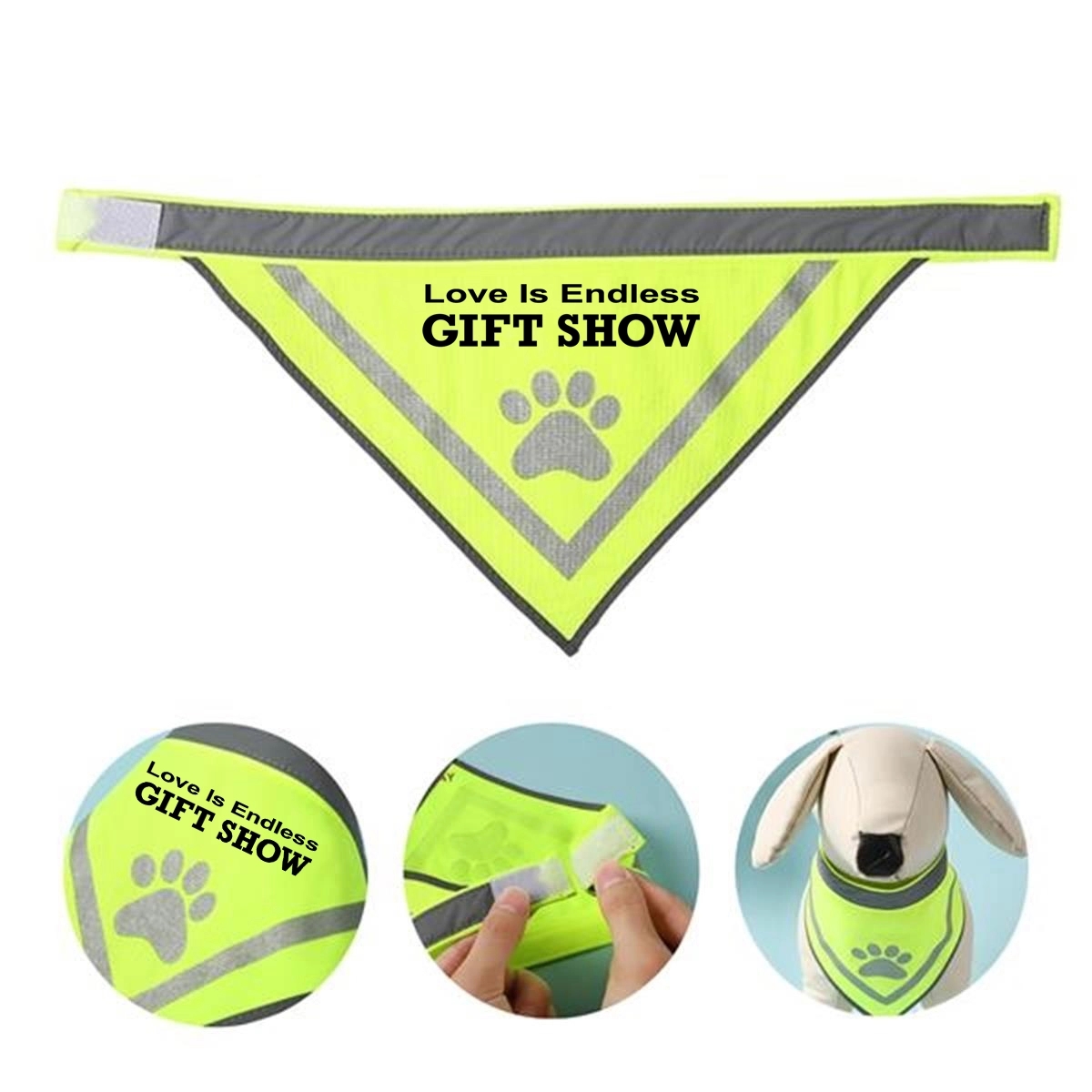 Personalized Pet Scarf Triangle 2